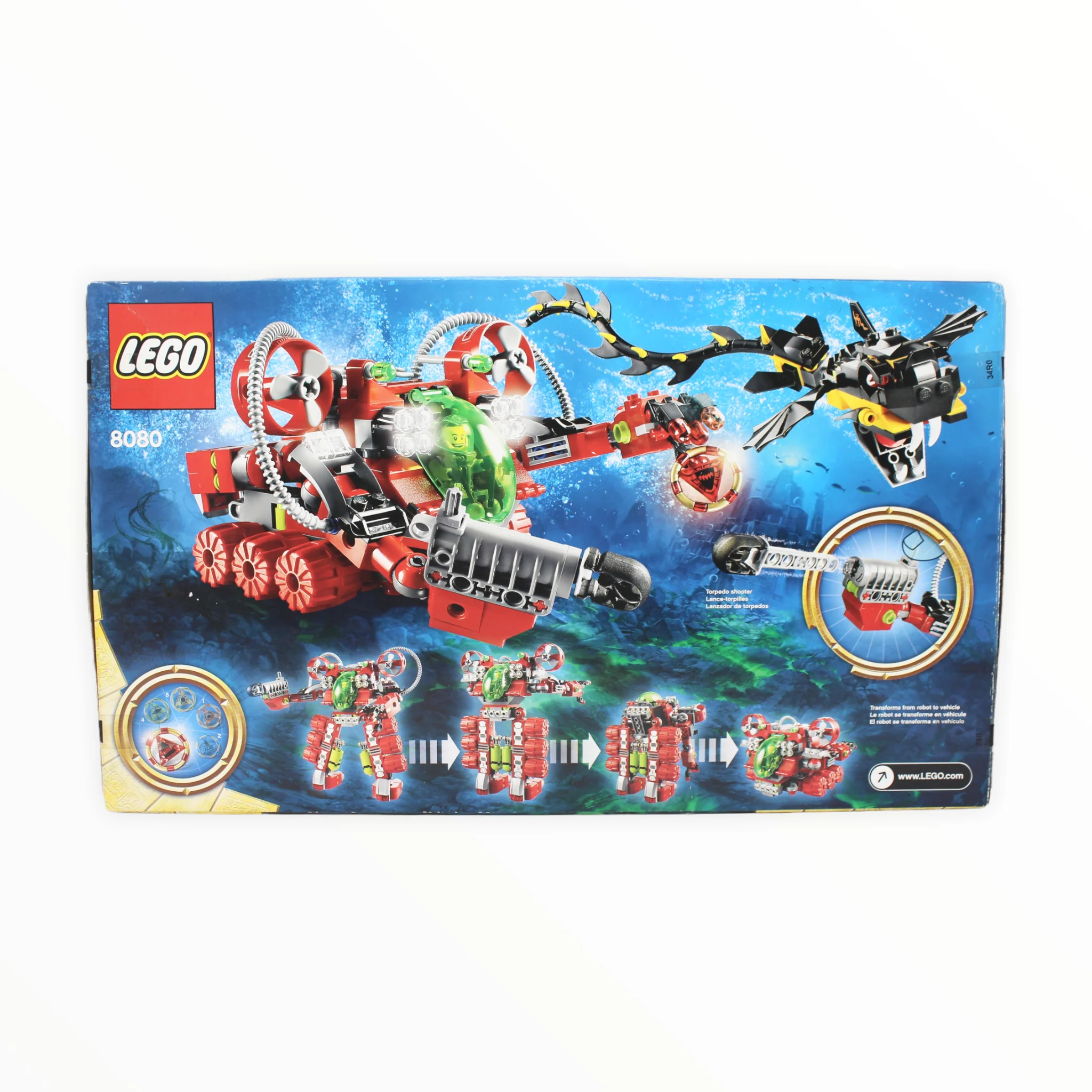 Retired Set 8080 Atlantis Undersea Explorer - Image 2