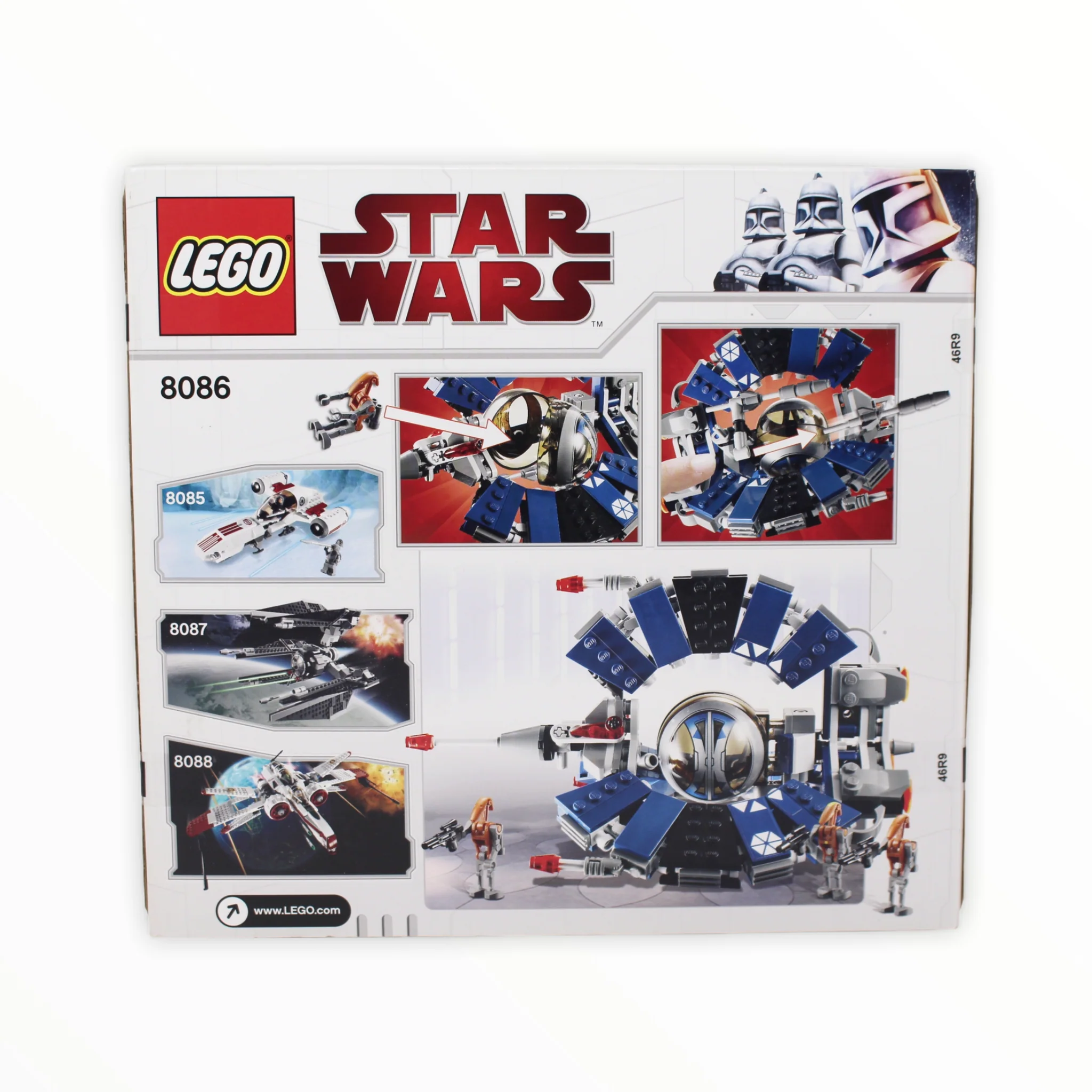 Retired Set 8086 Star Wars Droid Tri-Fighter - Image 2