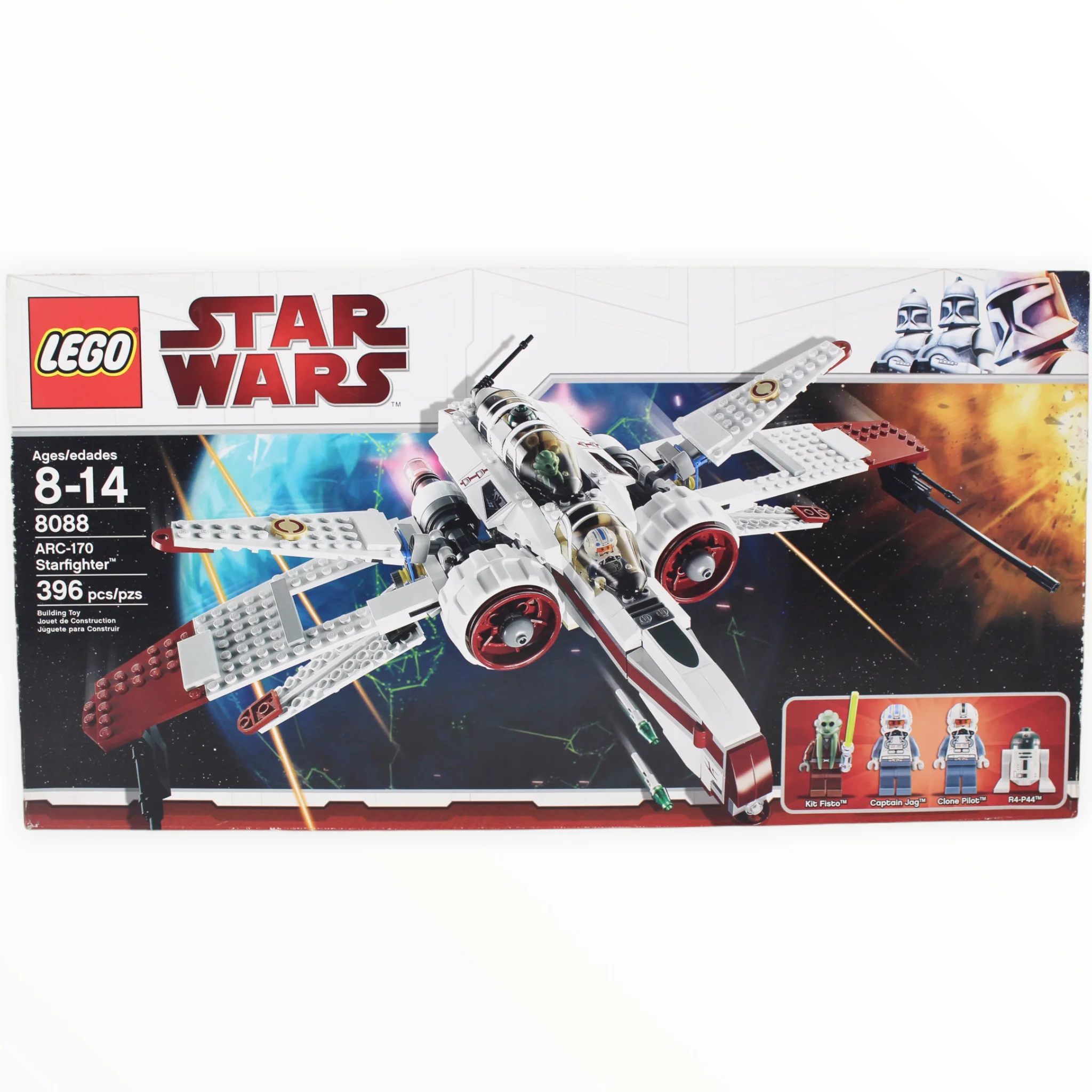Retired Set 8088 Star Wars ARC-170 Starfighter