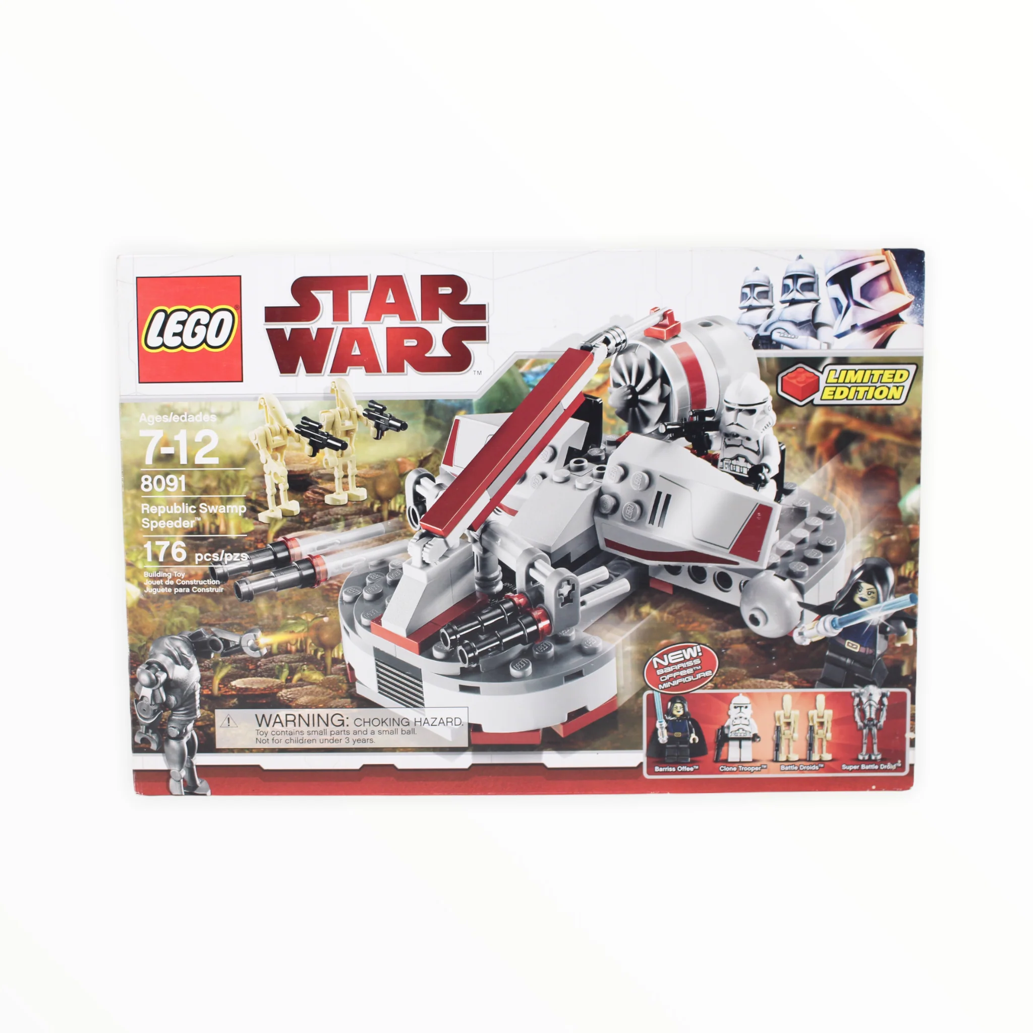 Retired Set 8091 Star Wars Republic Swamp Speeder