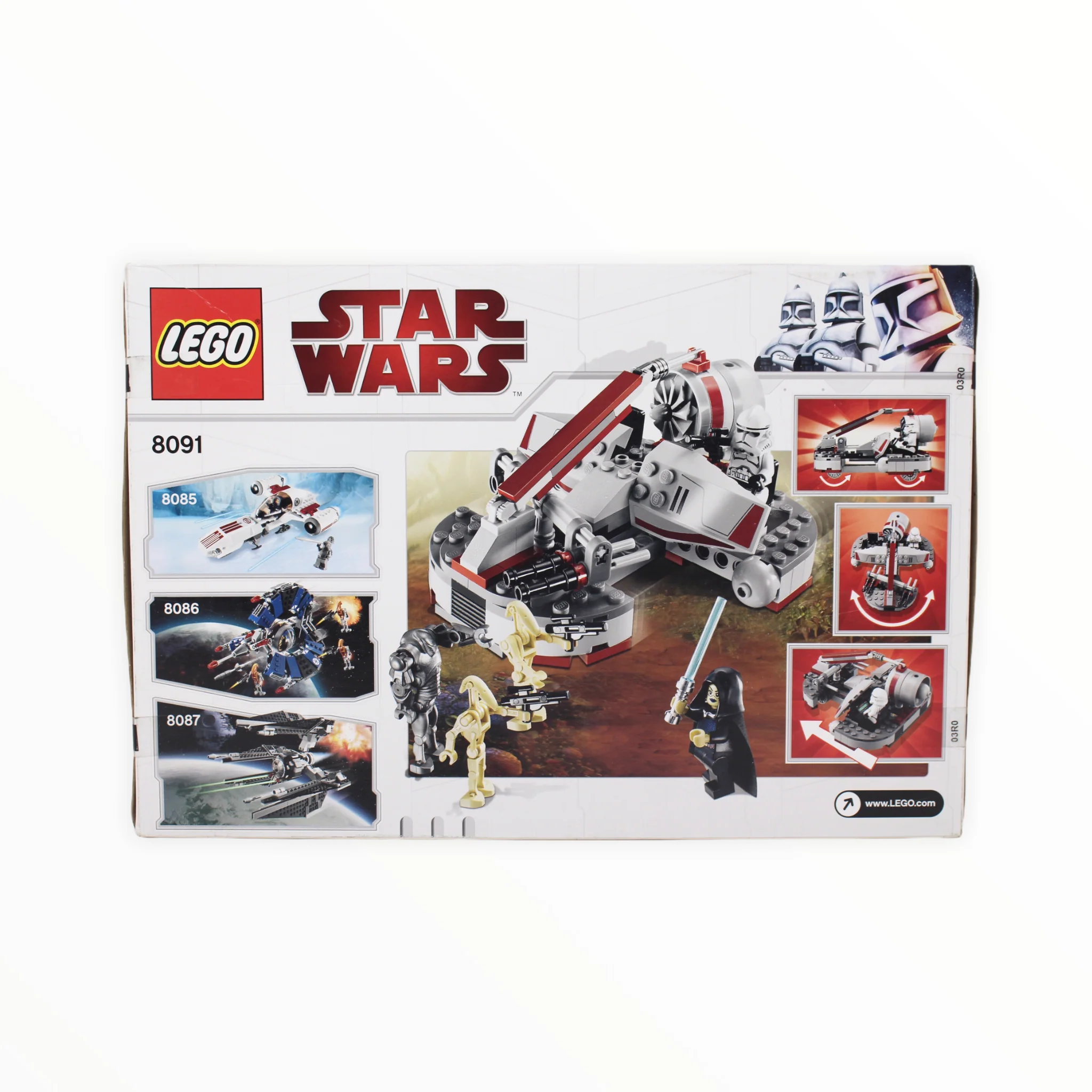 Retired Set 8091 Star Wars Republic Swamp Speeder - Image 2