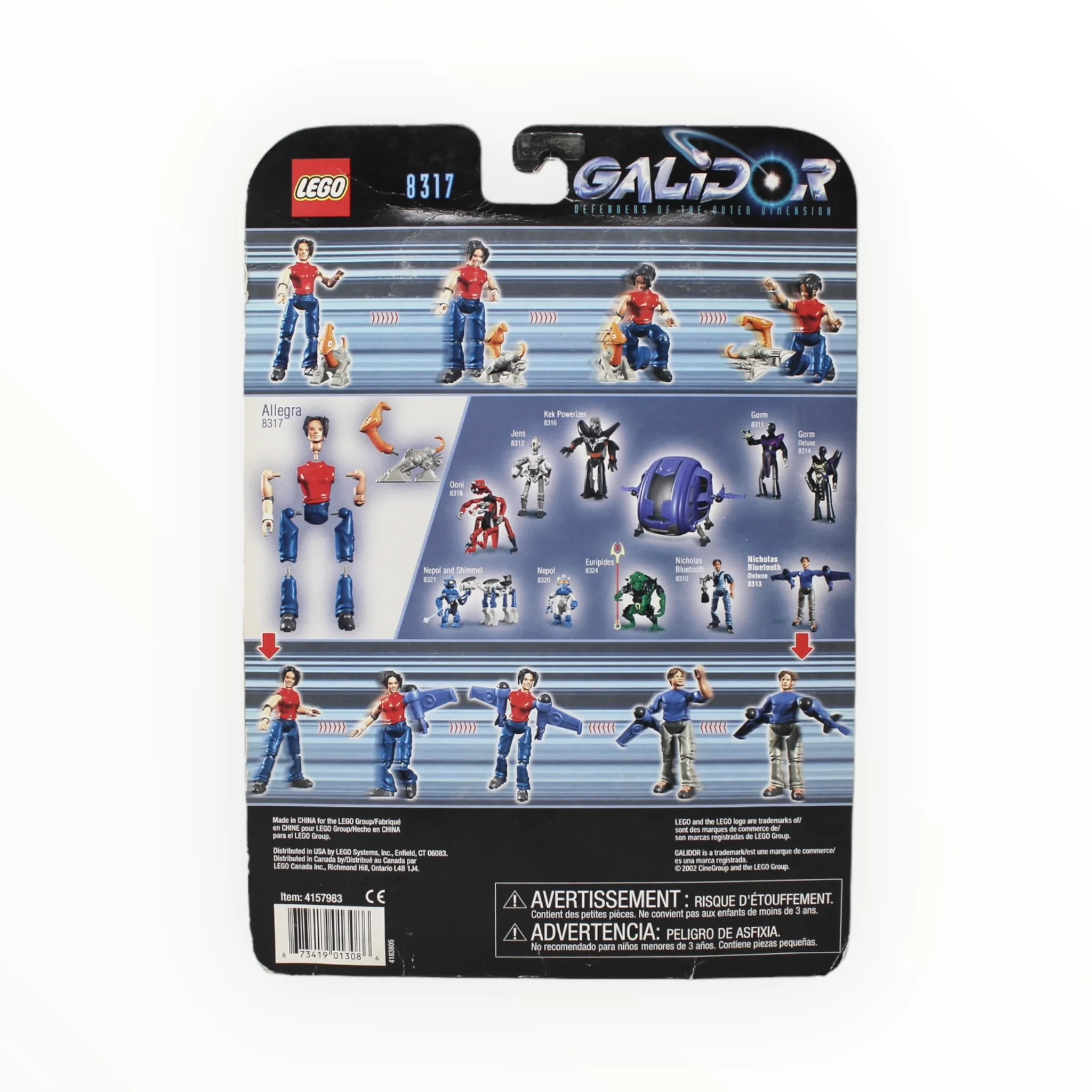 Retired Set 8317 Galidor Allegra - Image 2