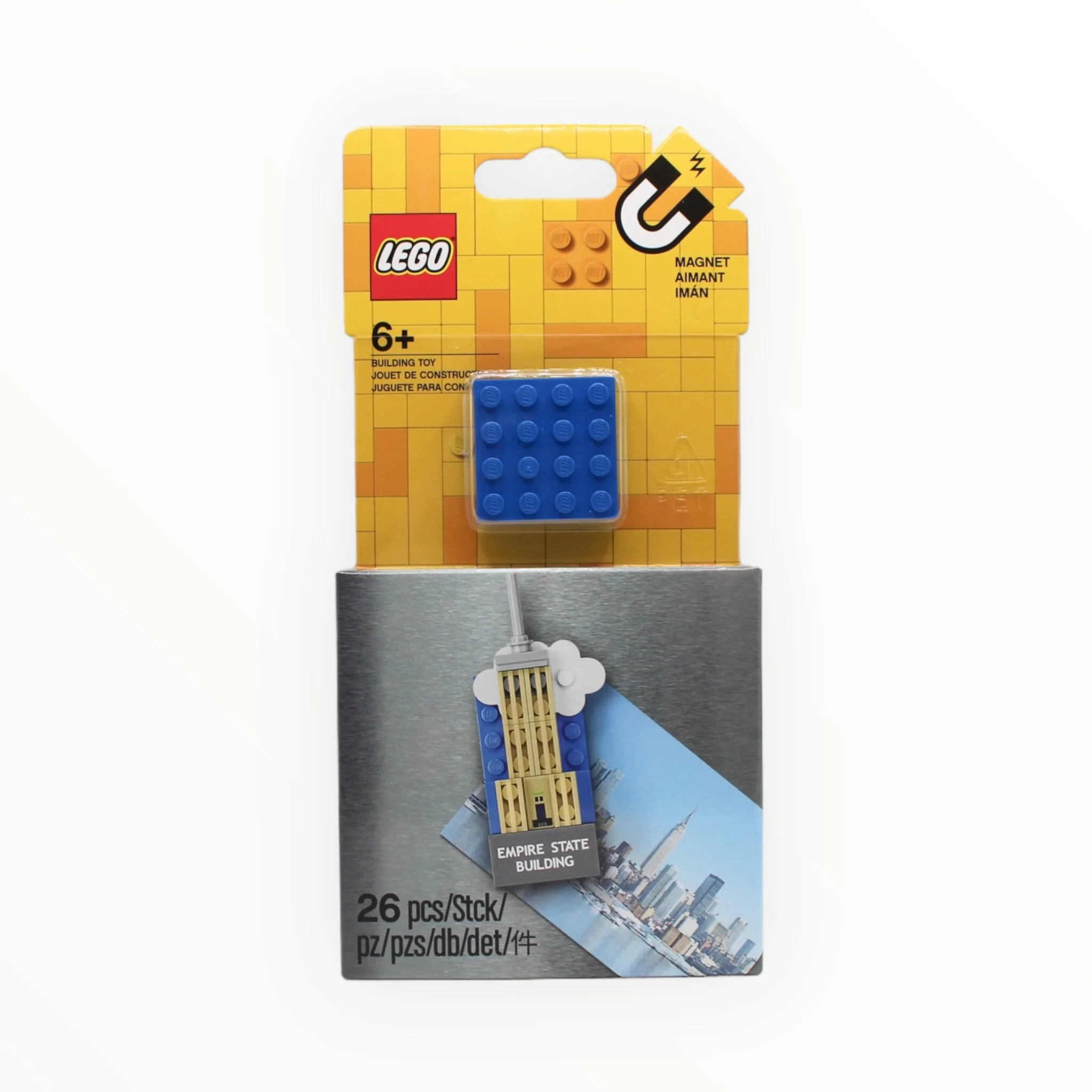 Retired Set 854030 LEGO Empire State Building Magnet Build