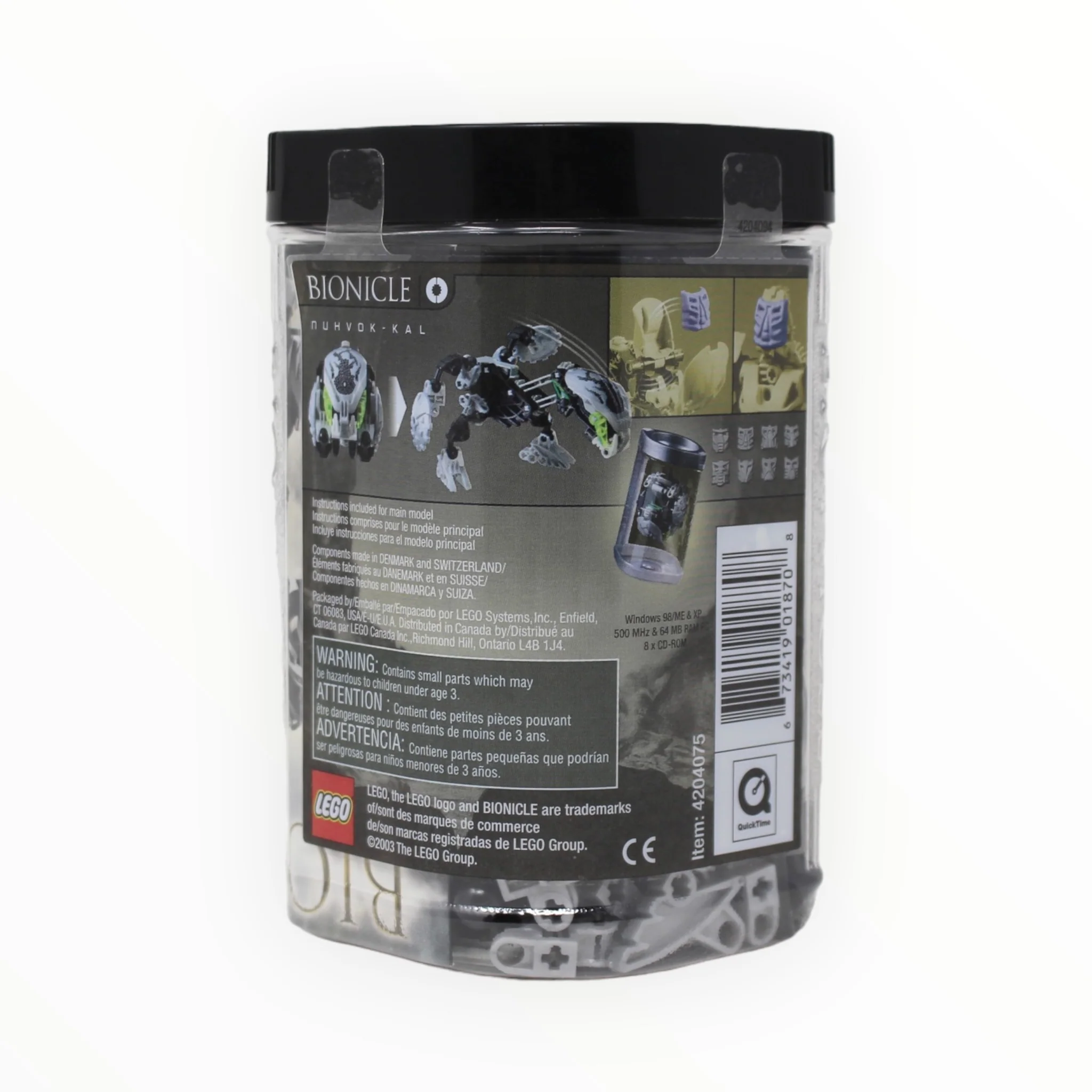 Retired Set 8573 Bionicle Nuhvok-Kal - Image 2