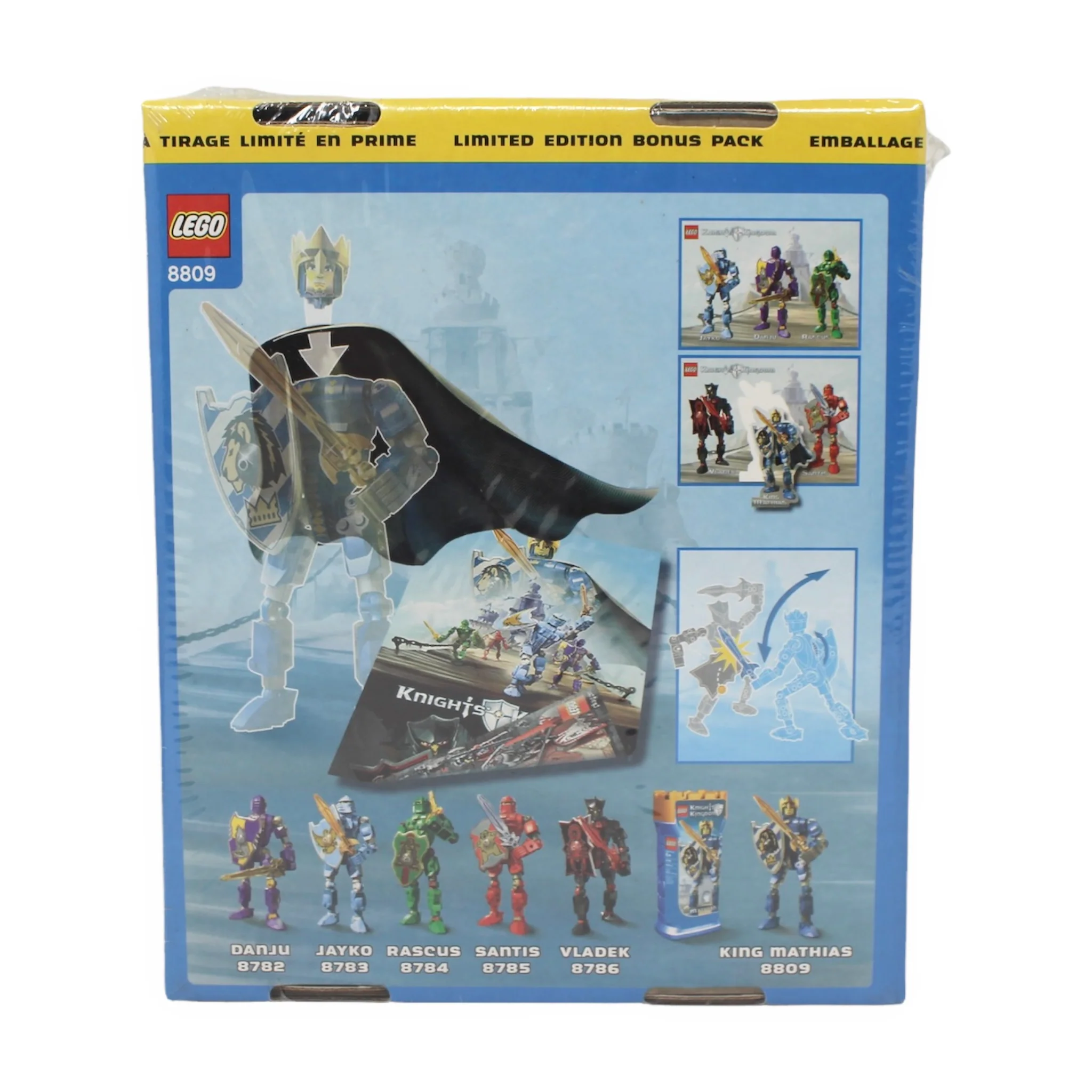 Retired Set 8809 Knights’ Kingdom King Mathias Limited Edition Bonus Pack - Image 2