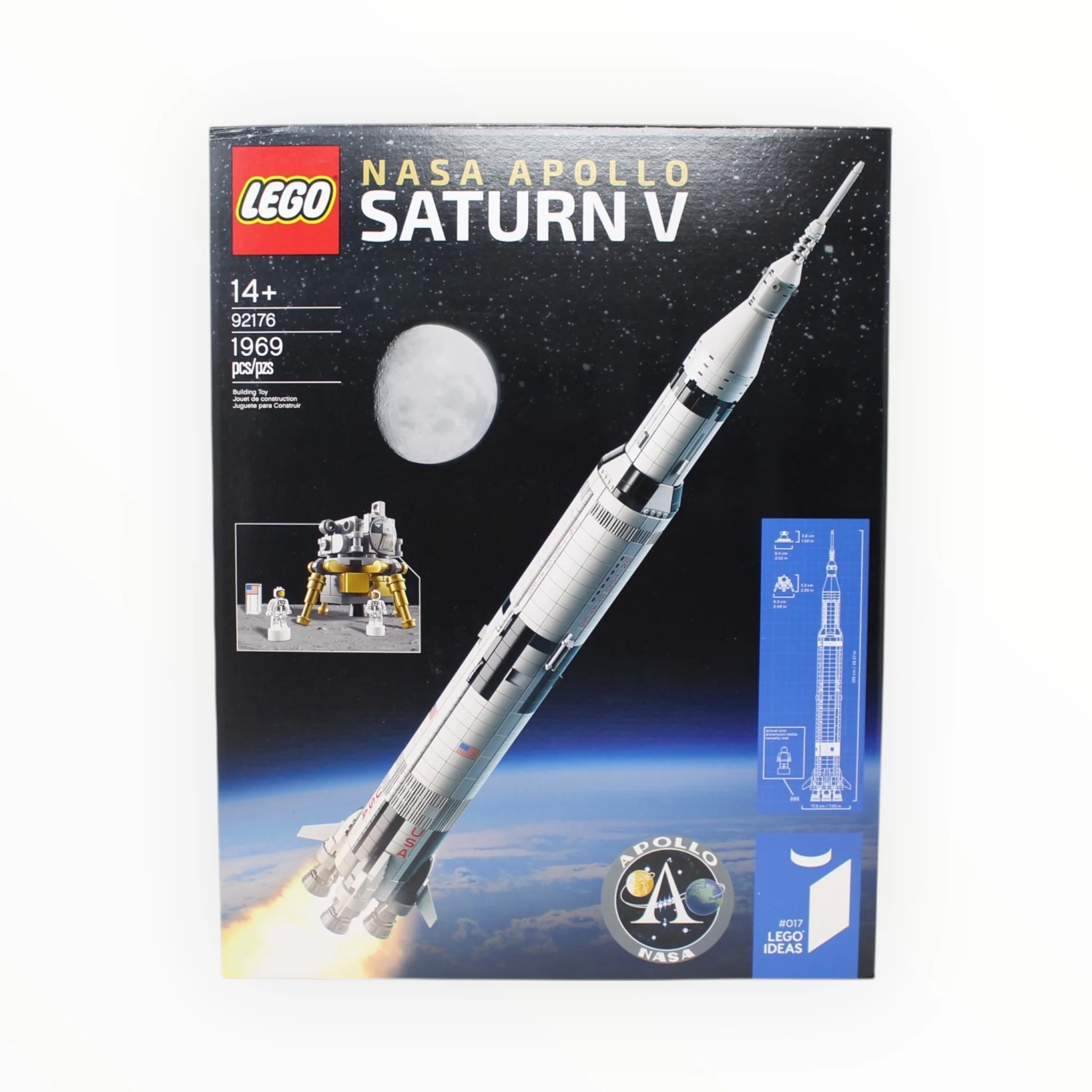 Retired Set 92176 LEGO Ideas NASA Apollo Saturn V
