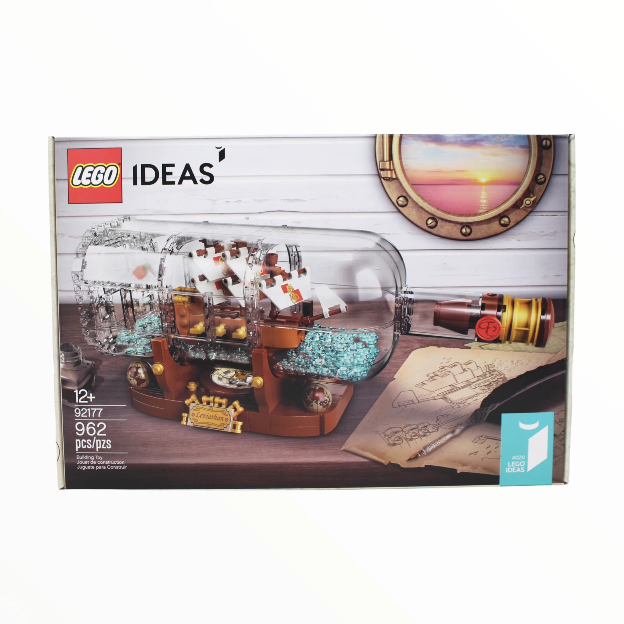 Retired Set 92177 LEGO Ideas Ship in a Bottle (reissue ver.)
