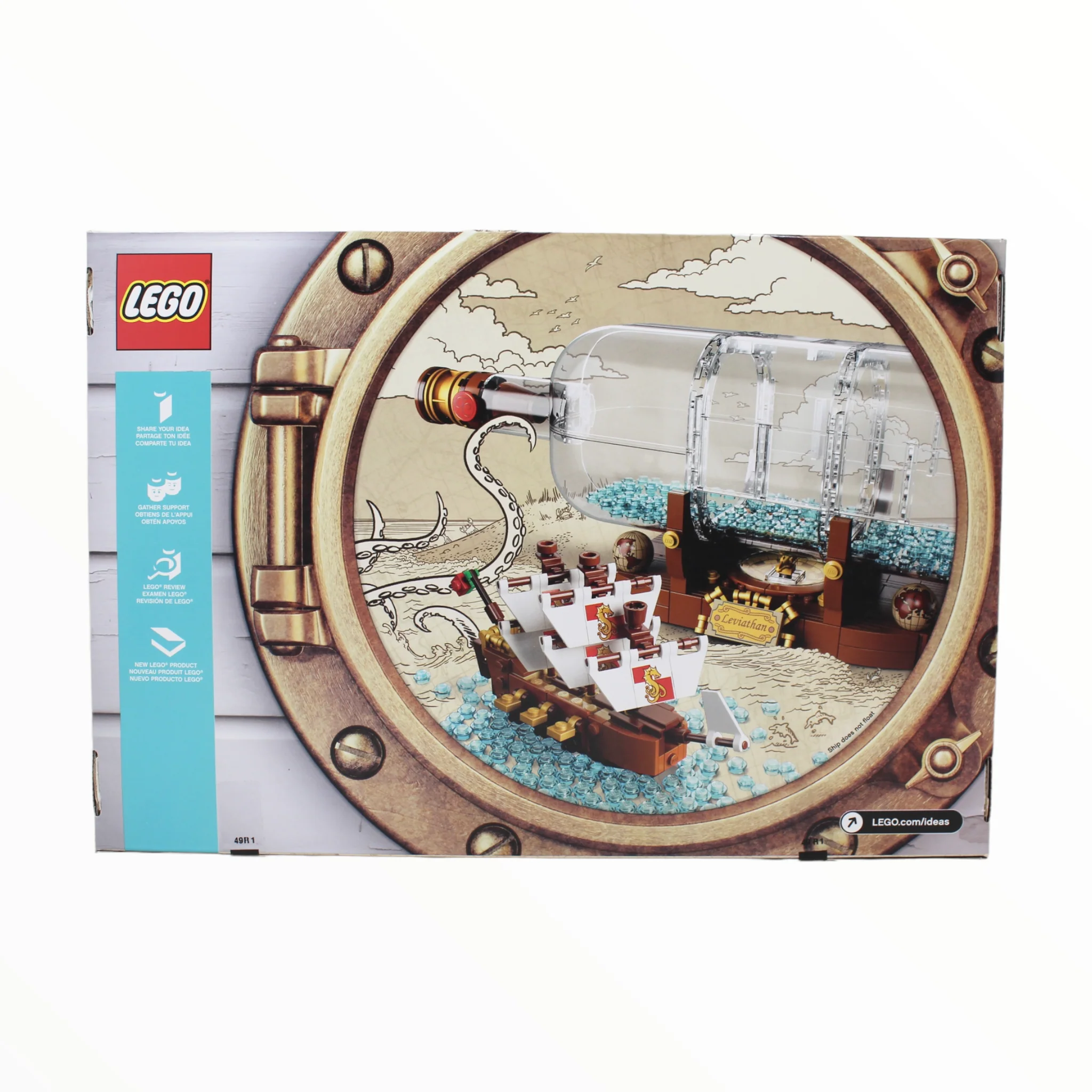 Retired Set 92177 LEGO Ideas Ship in a Bottle (reissue ver.) - Image 2