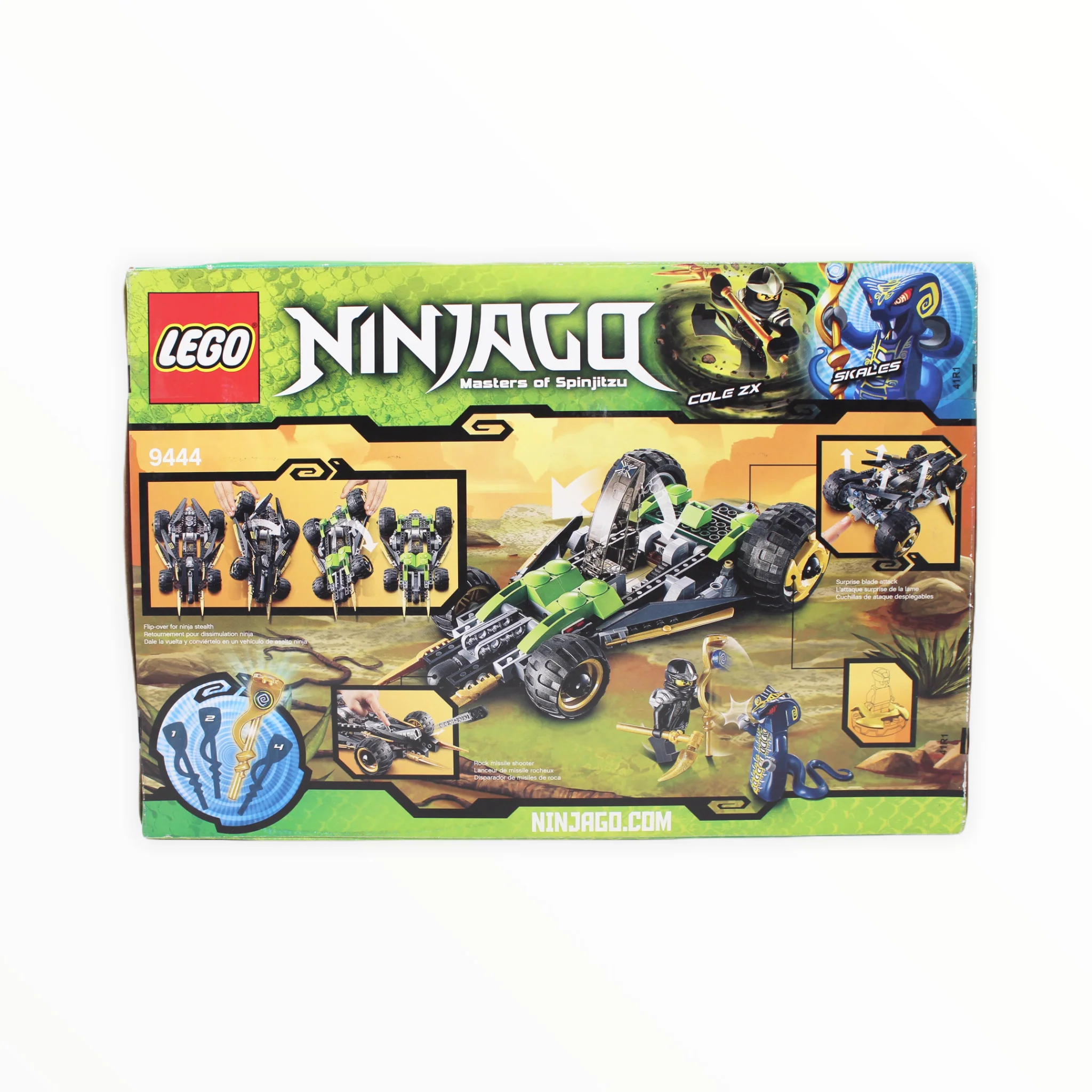 Retired Set 9444 Ninjago Cole’s Tread Assault - Image 2