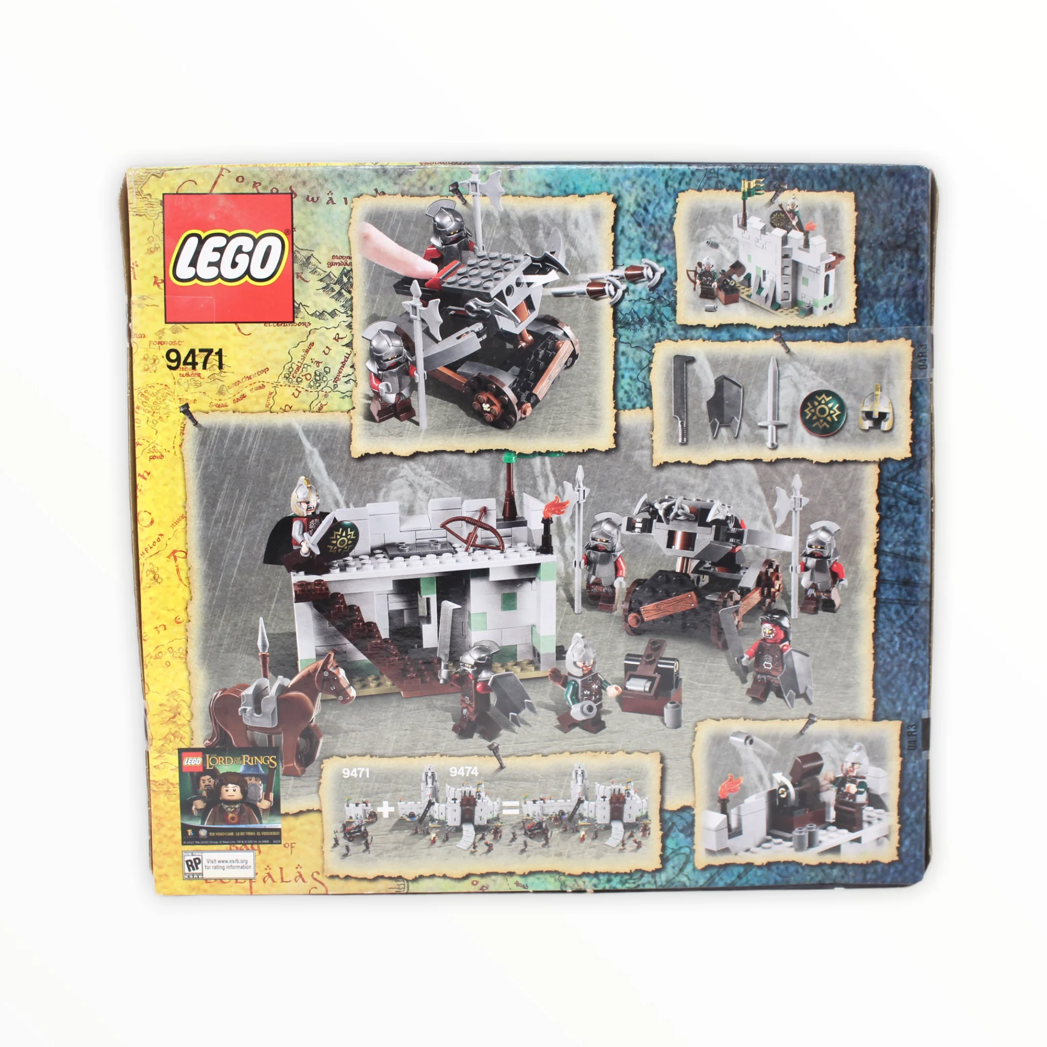 Retired Set 9471 The Lord of the Rings Uruk-hai Army - Image 2