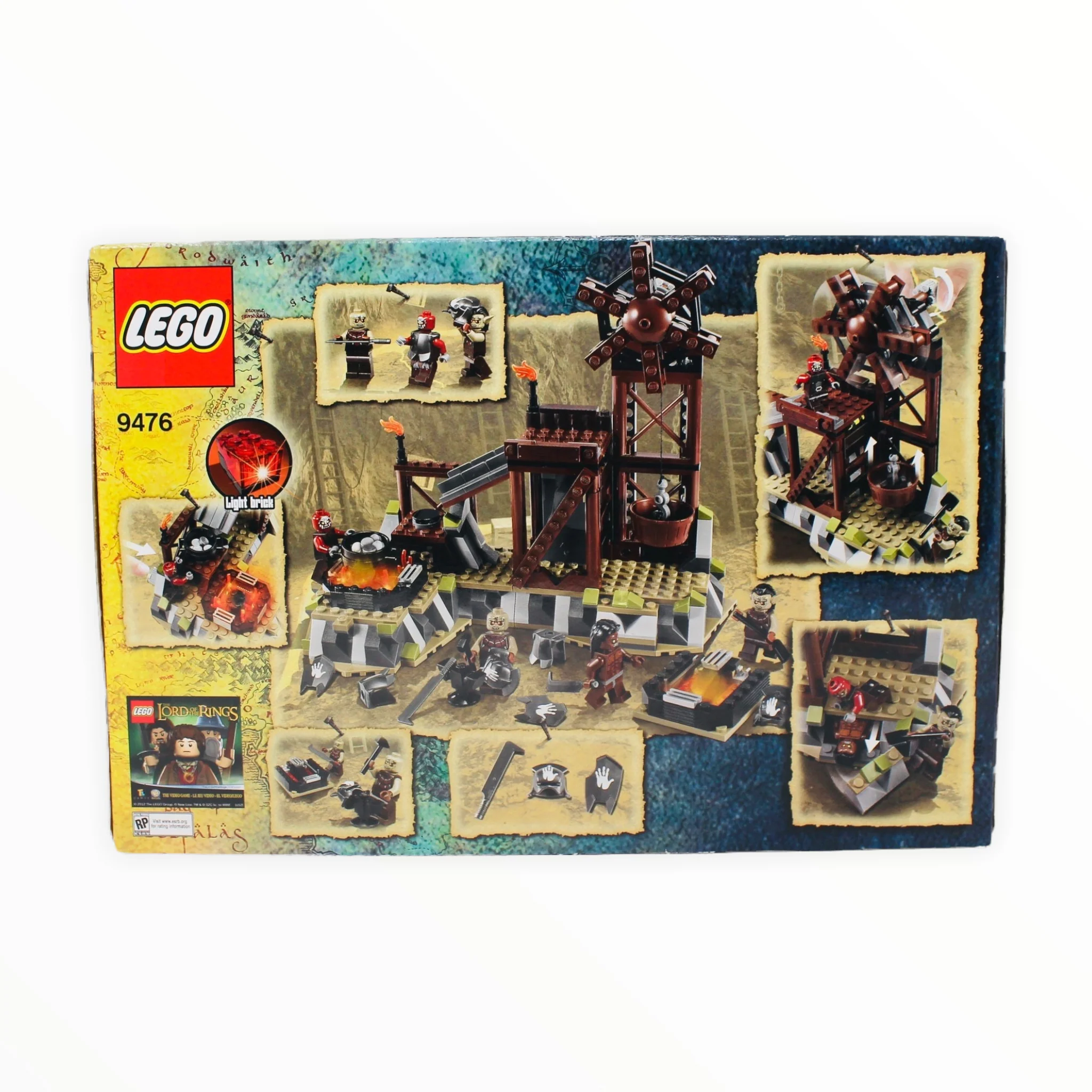 Retired Set 9476 The Lord of the Rings The Orc Forge - Image 2