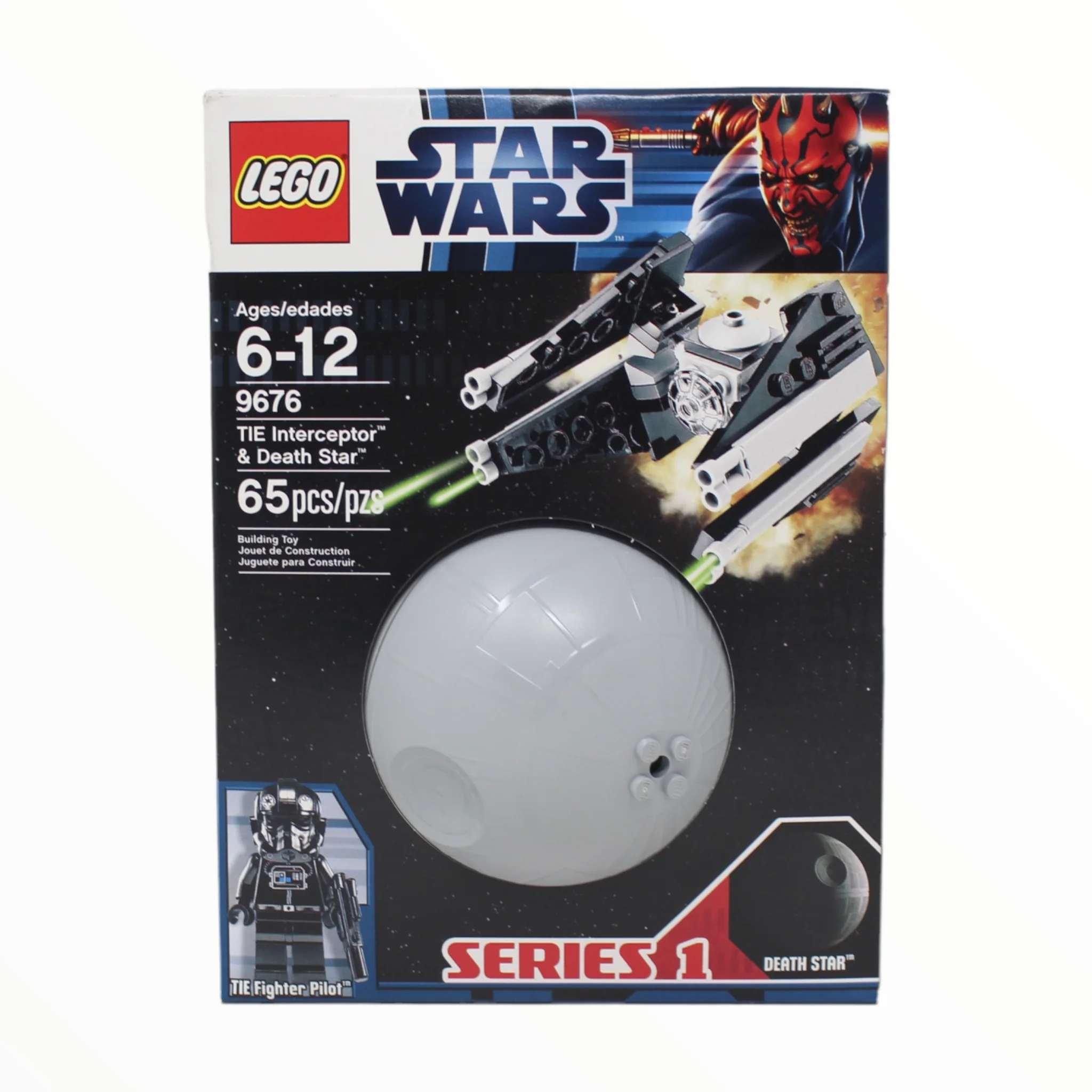 Retired Set 9676 Star Wars TIE Interceptor & Death Star