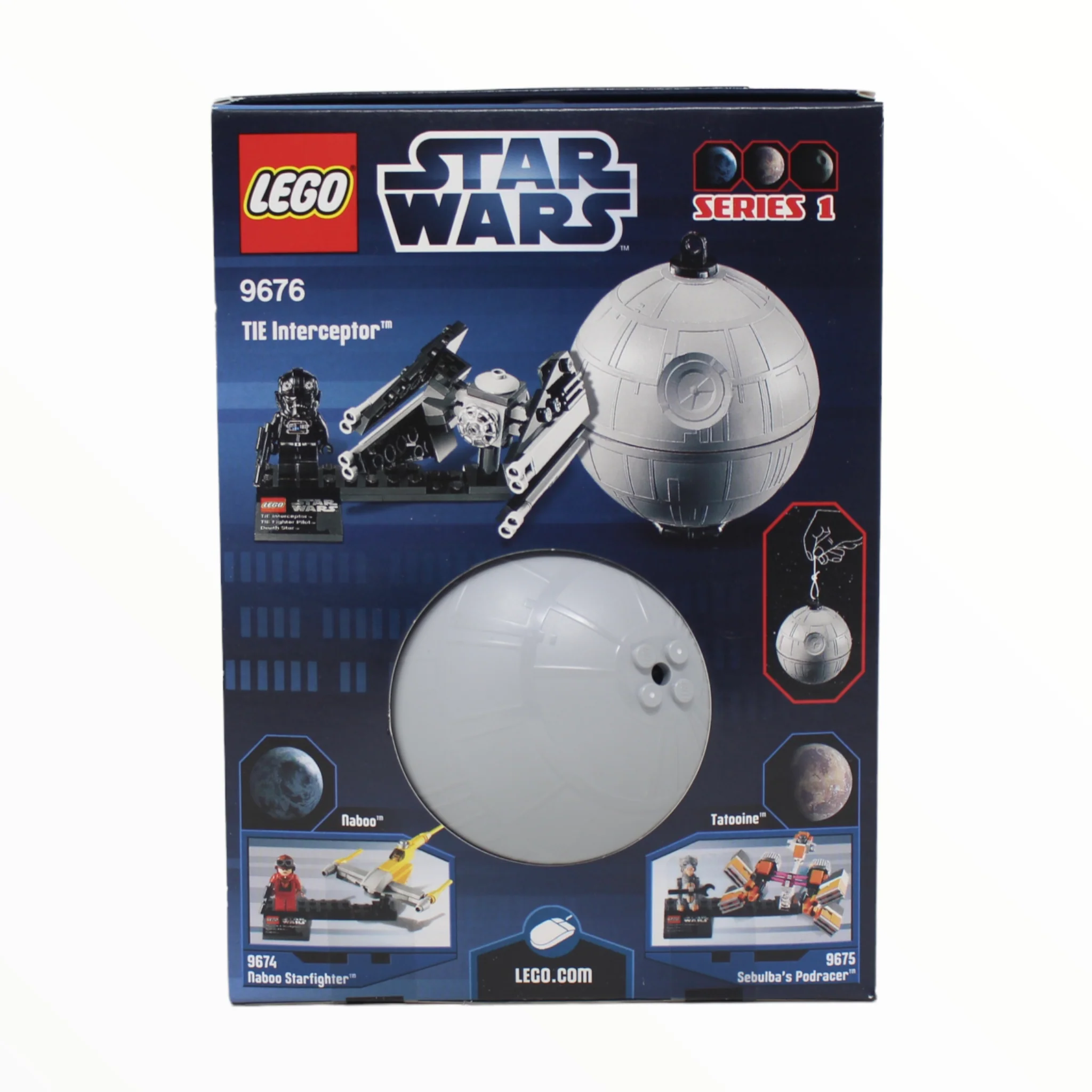 Retired Set 9676 Star Wars TIE Interceptor & Death Star - Image 2