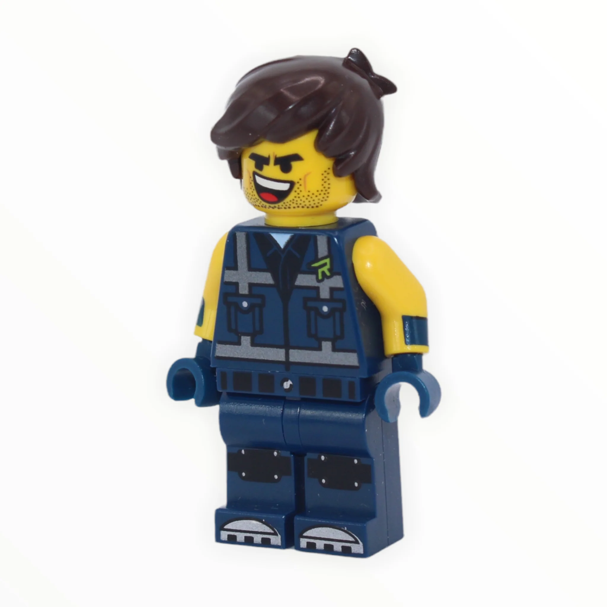 Rex Dangervest (open mouth smile, angry)