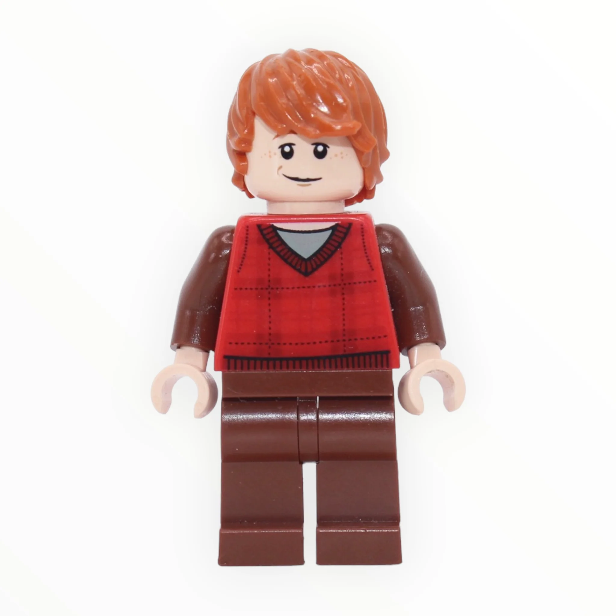 Ron Weasley (red Tartan sweater, reddish brown legs, 2011)