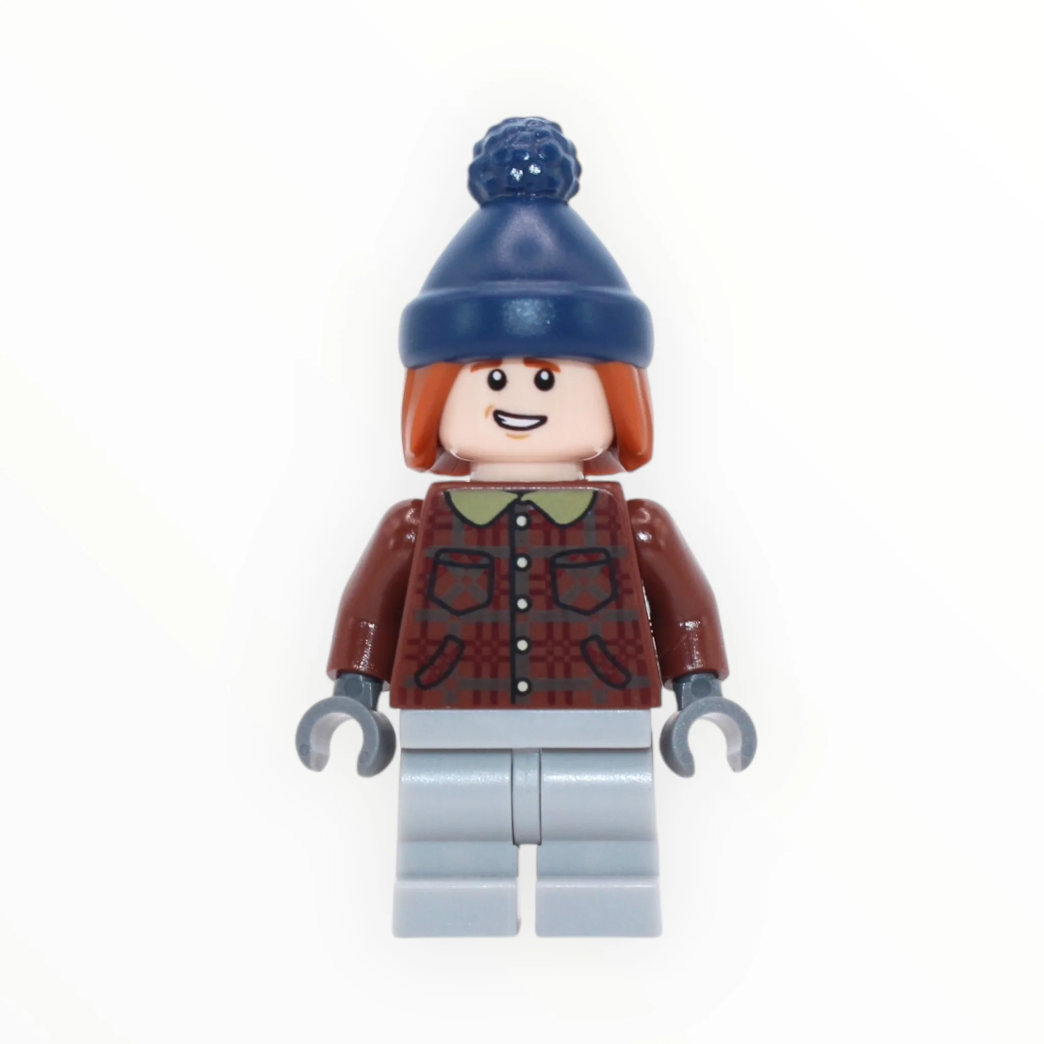Ron Weasley (reddish brown plaid jacket, medium light bluish gray legs, cap, 2023)