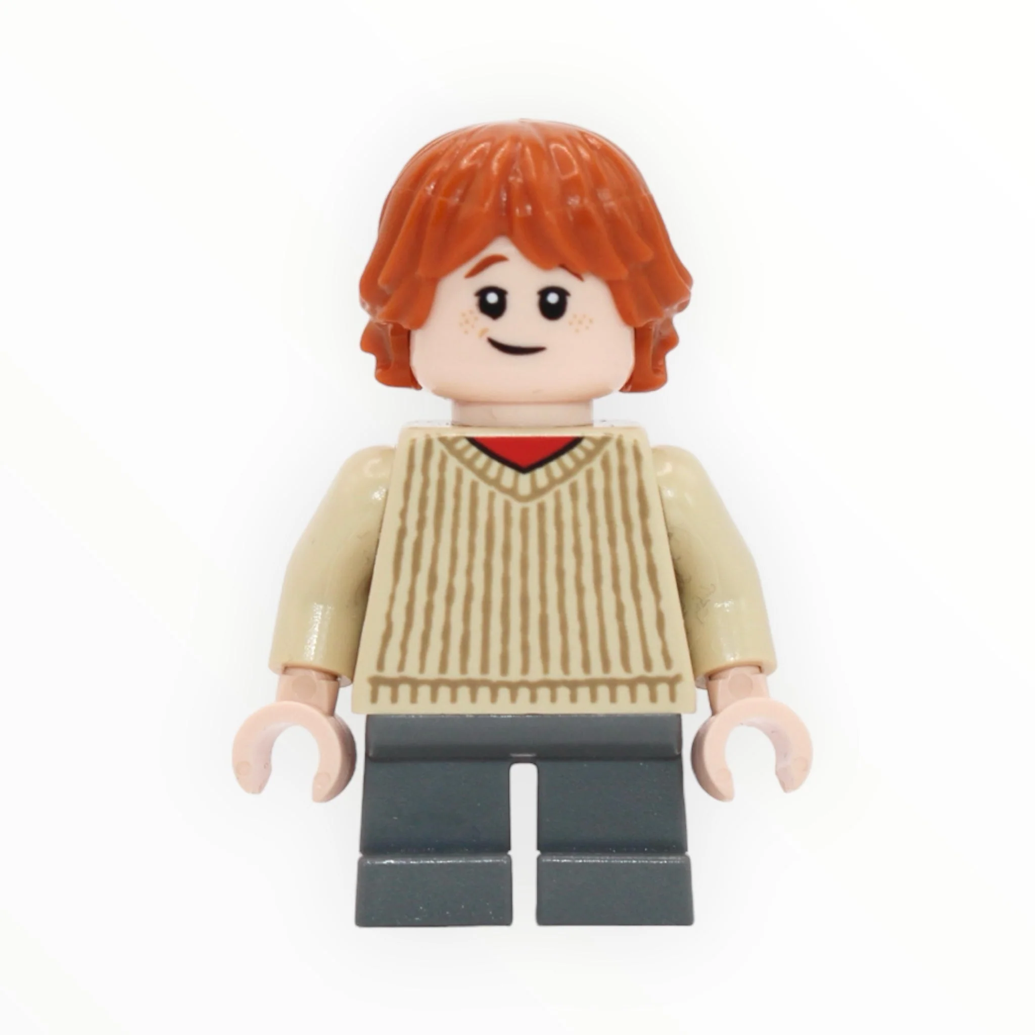 Ron Weasley (tan sweater, dark bluish gray legs, 2024) - Image 2