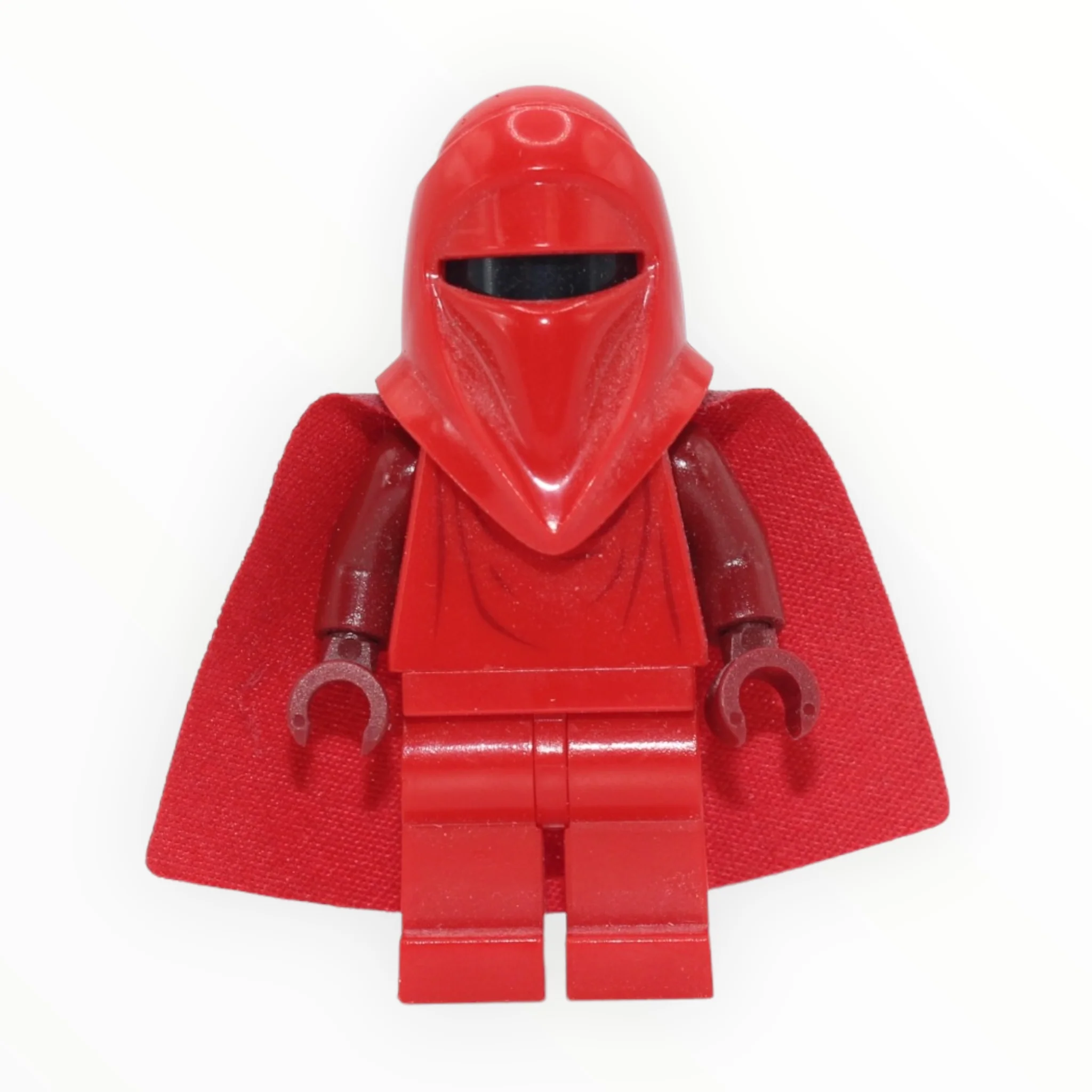 Royal Guard (stiff textured two-tone cape, dark red arms, 2014)