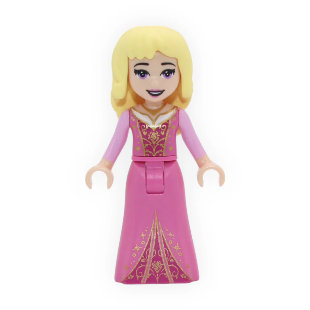 Aurora (open mouth, roses on dress)