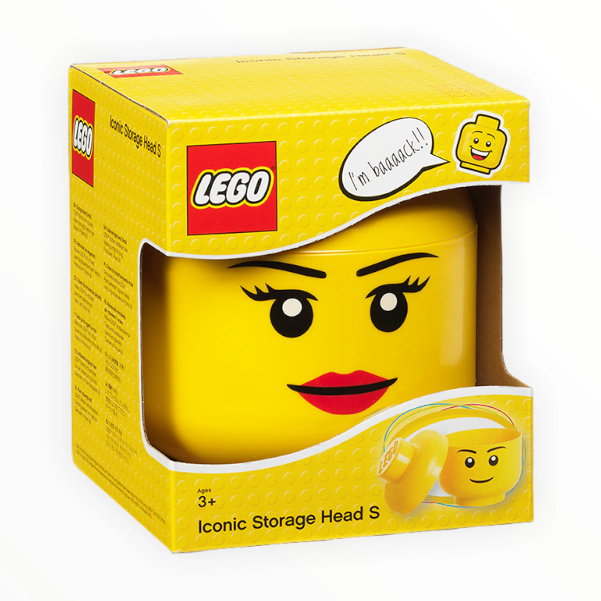 Small LEGO Girl Storage Head - Image 2