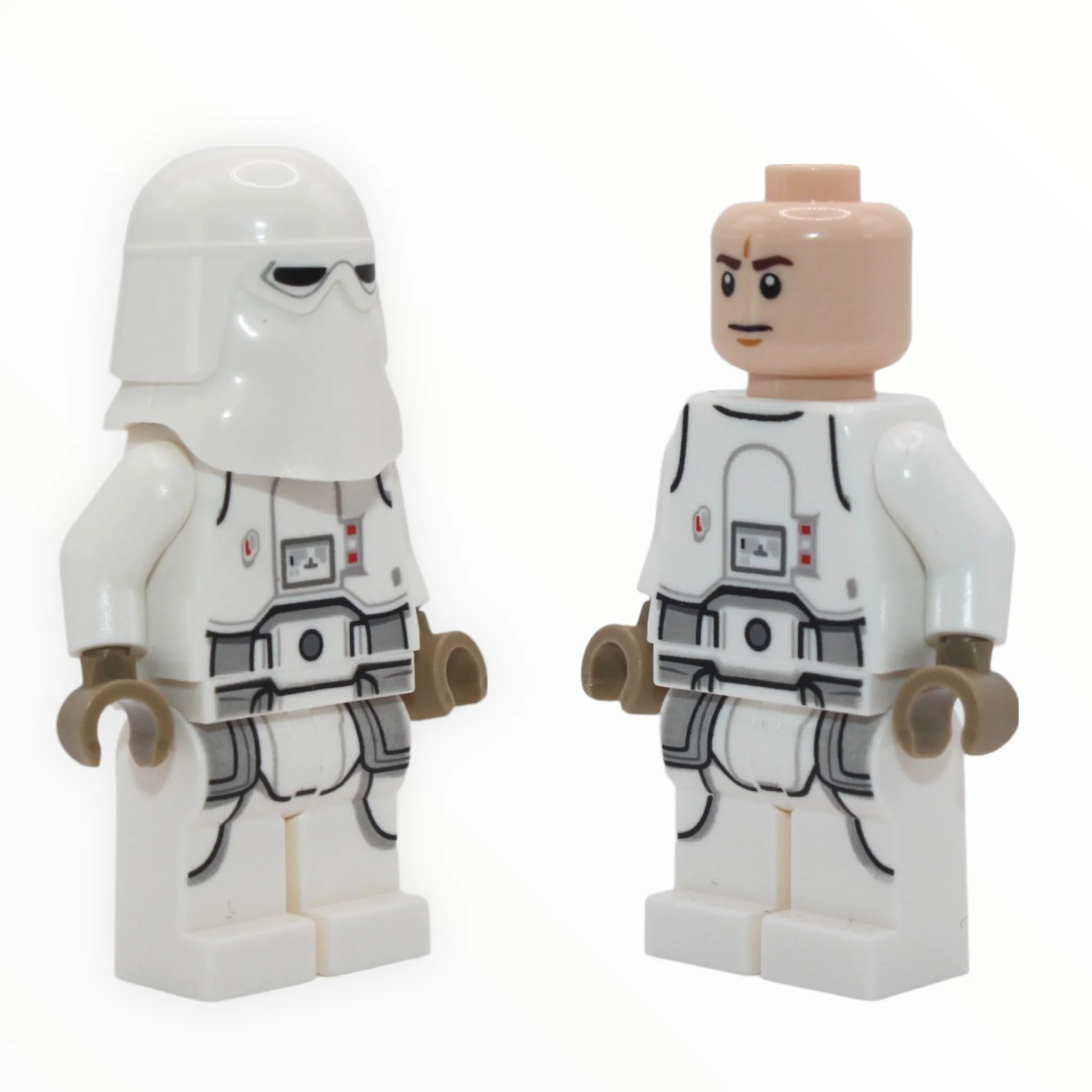 Snowtrooper (2020, printed legs, dark tan hands, frown) - Image 2