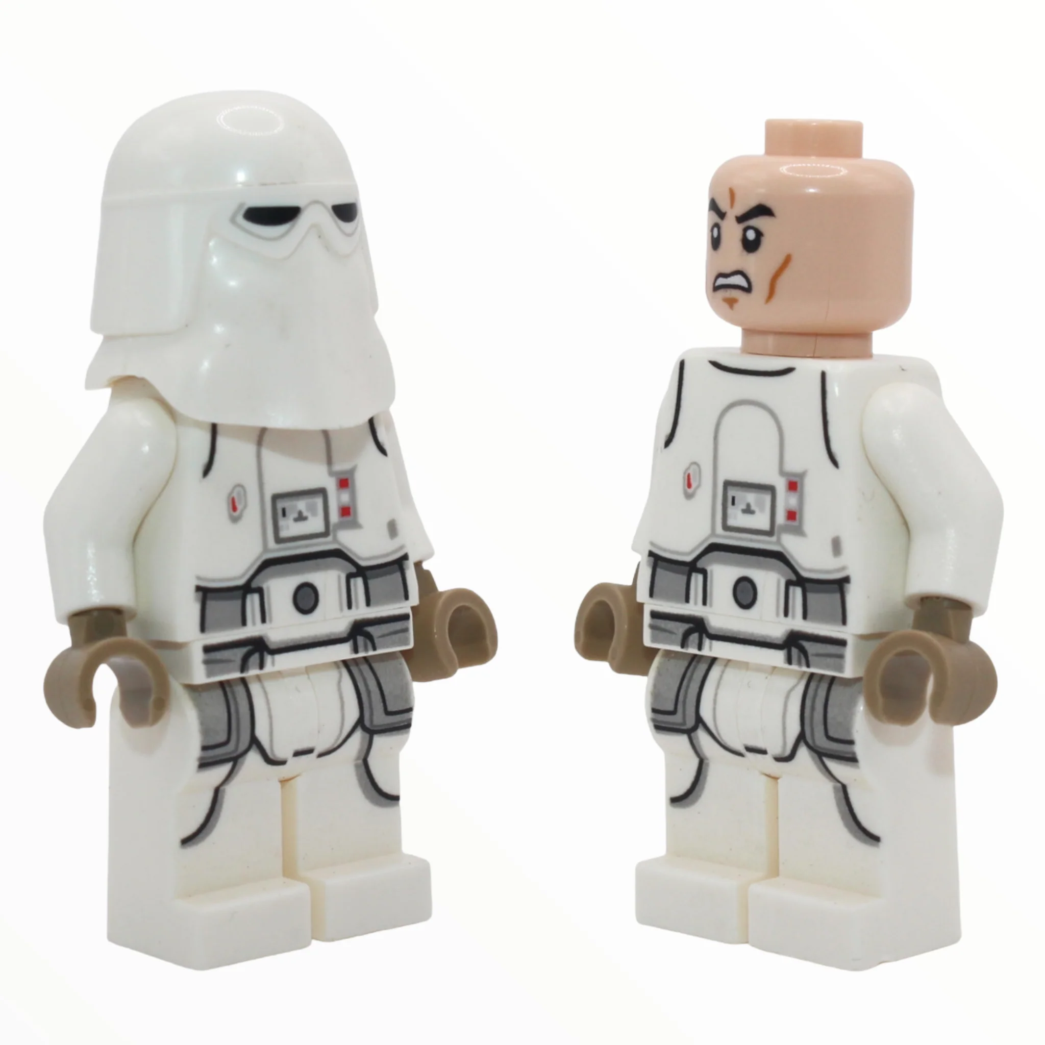 Snowtrooper (2019, printed legs, dark tan hands, grimacing) - Image 2