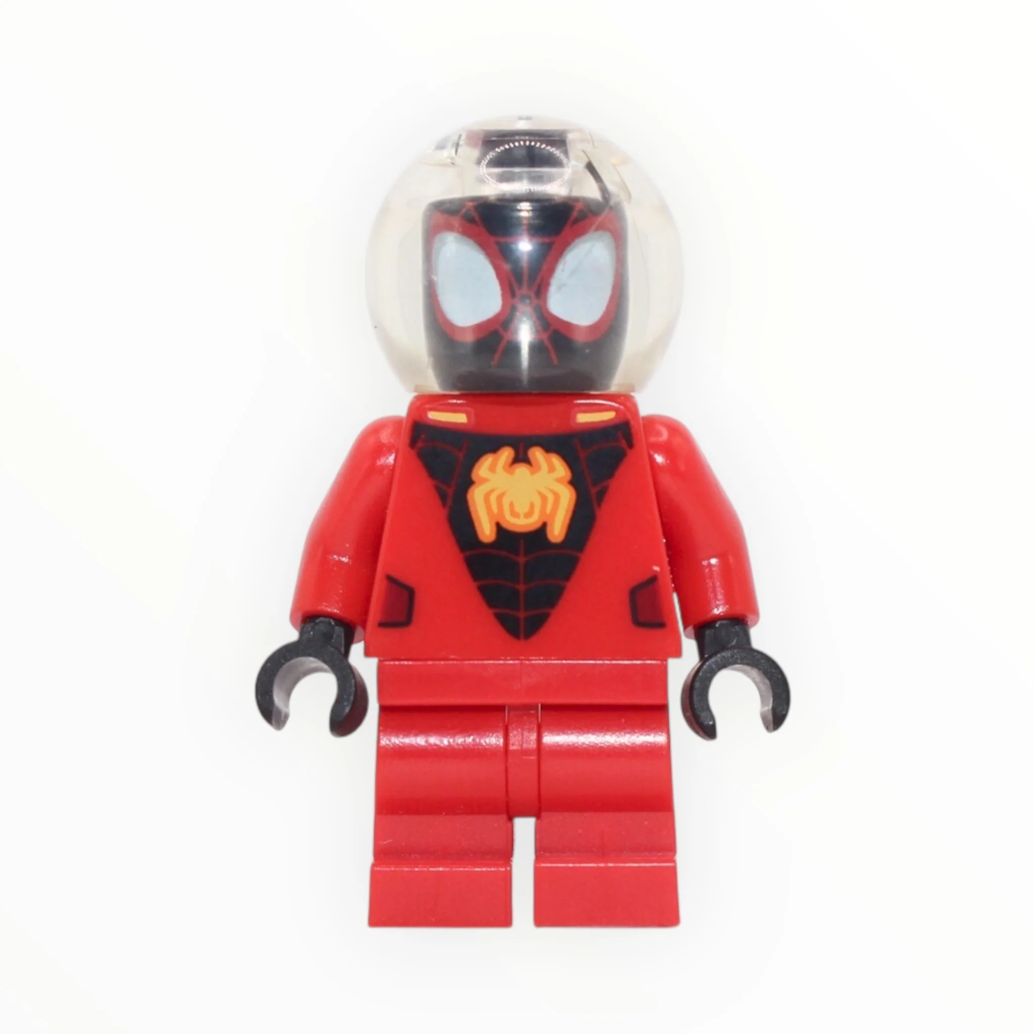 Spider-Man Miles Morales (dome, red suit, medium legs)