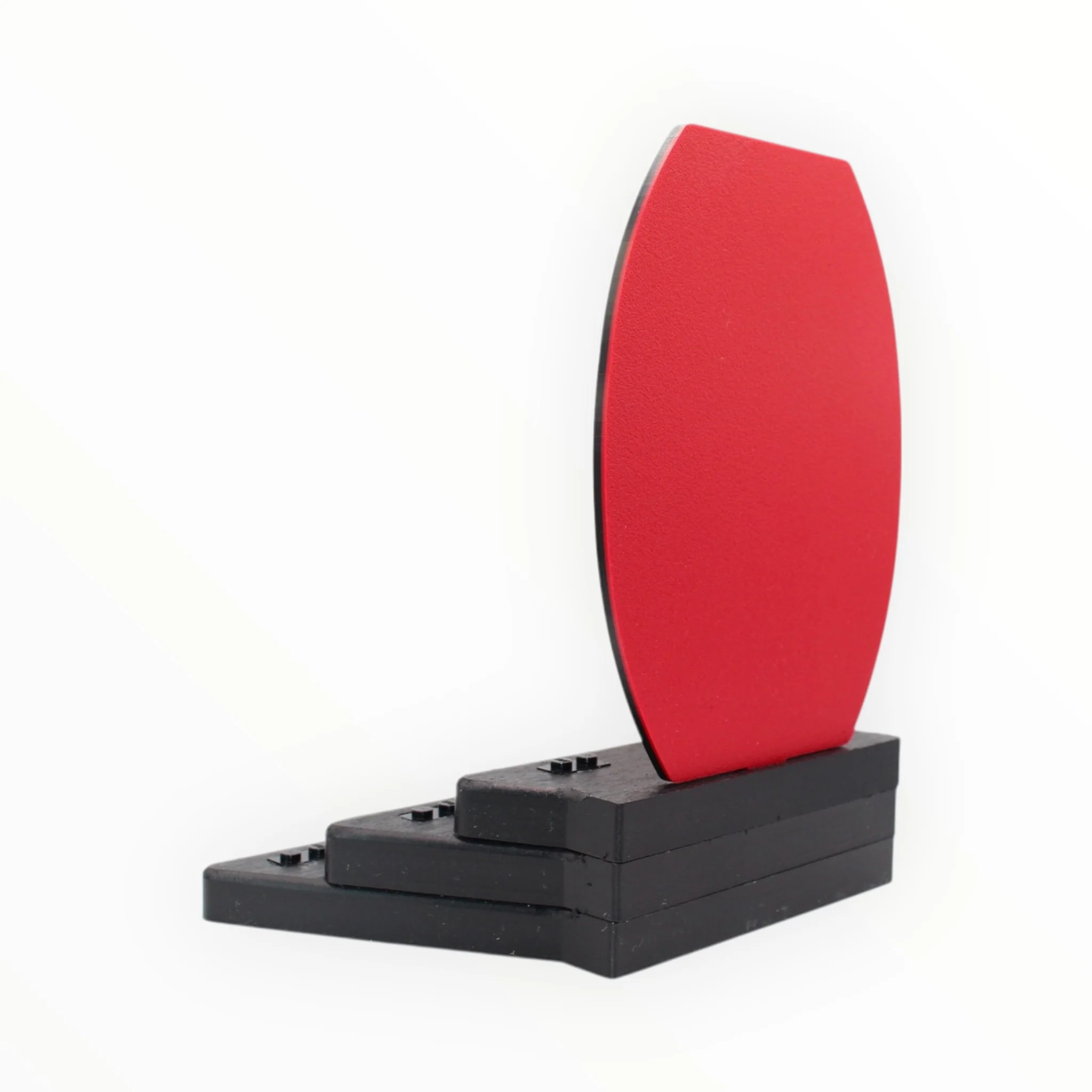 Spider-Themed Display Stand (red symbol, black studs) - Image 3
