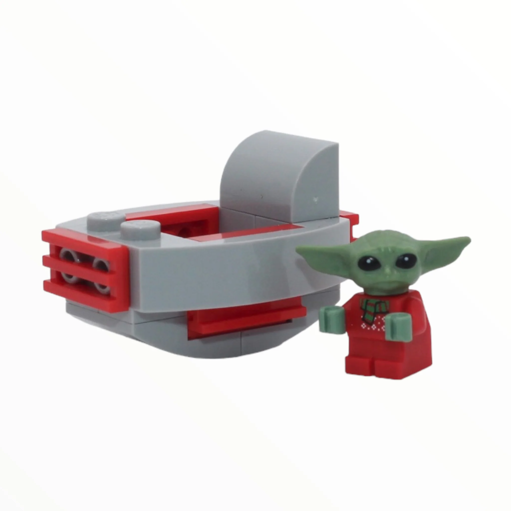 The Child with Holiday carriage (holiday sweater with scarf)