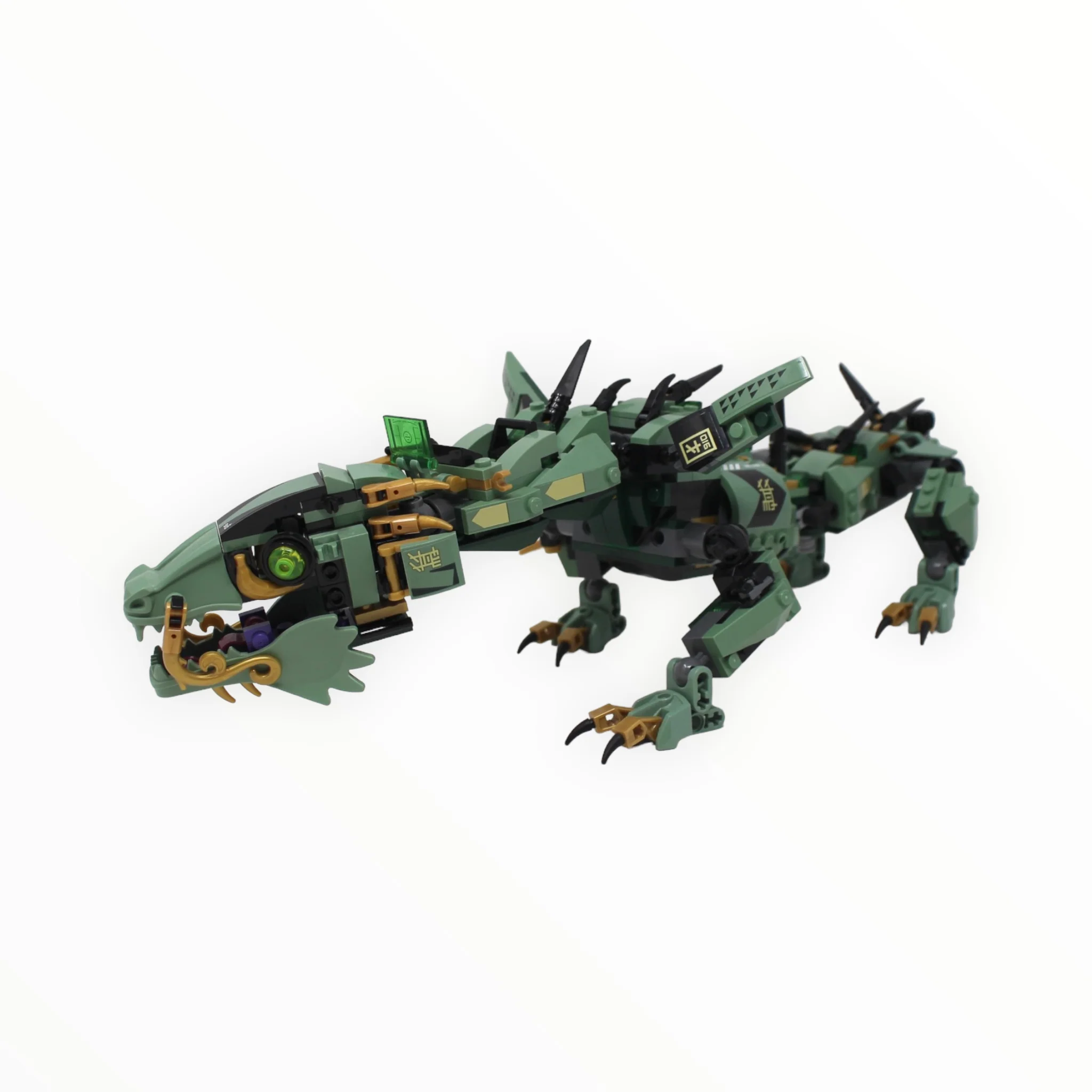 Used Set 70612 The Ninjago Movie Green Ninja Mech Dragon - Image 2