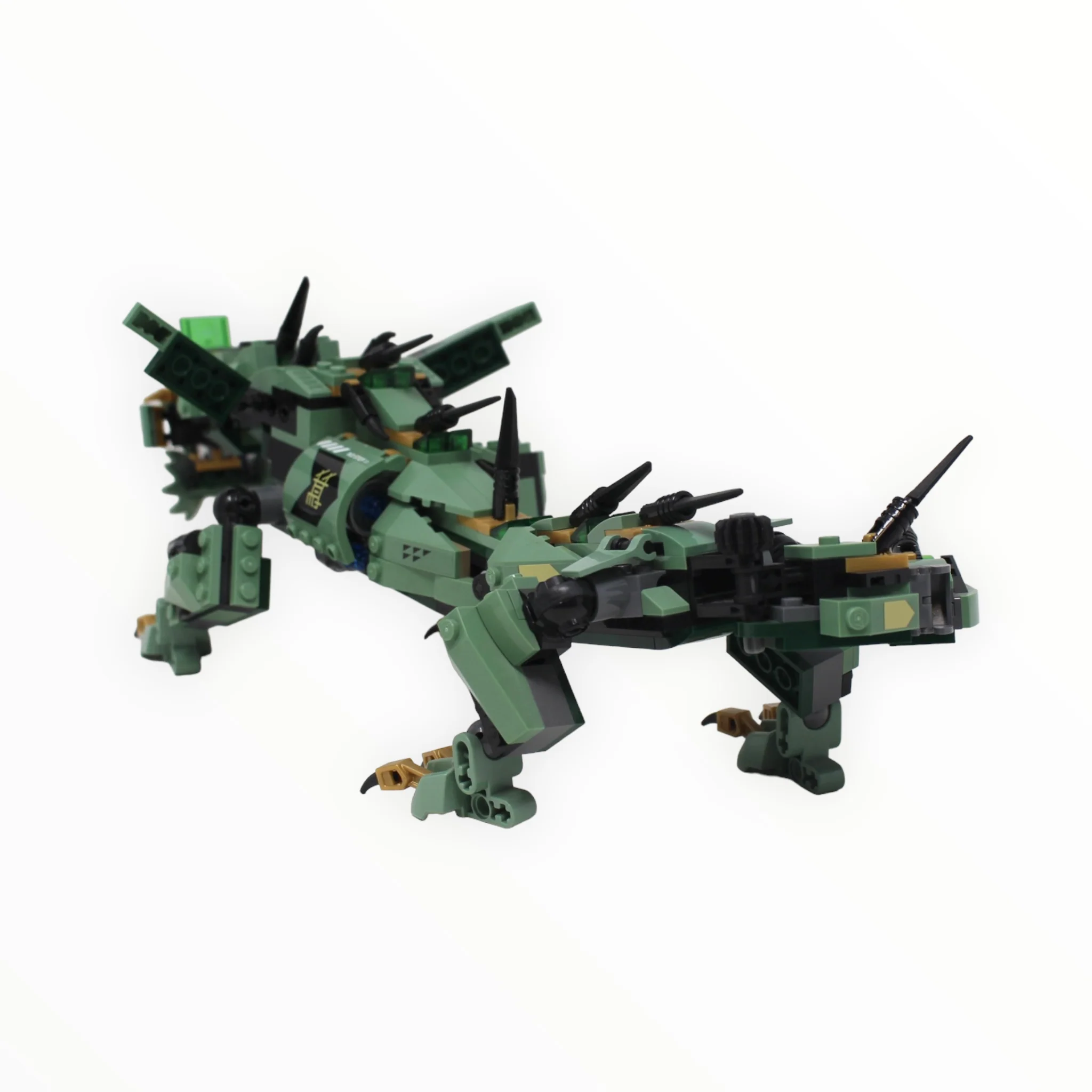 Used Set 70612 The Ninjago Movie Green Ninja Mech Dragon - Image 3