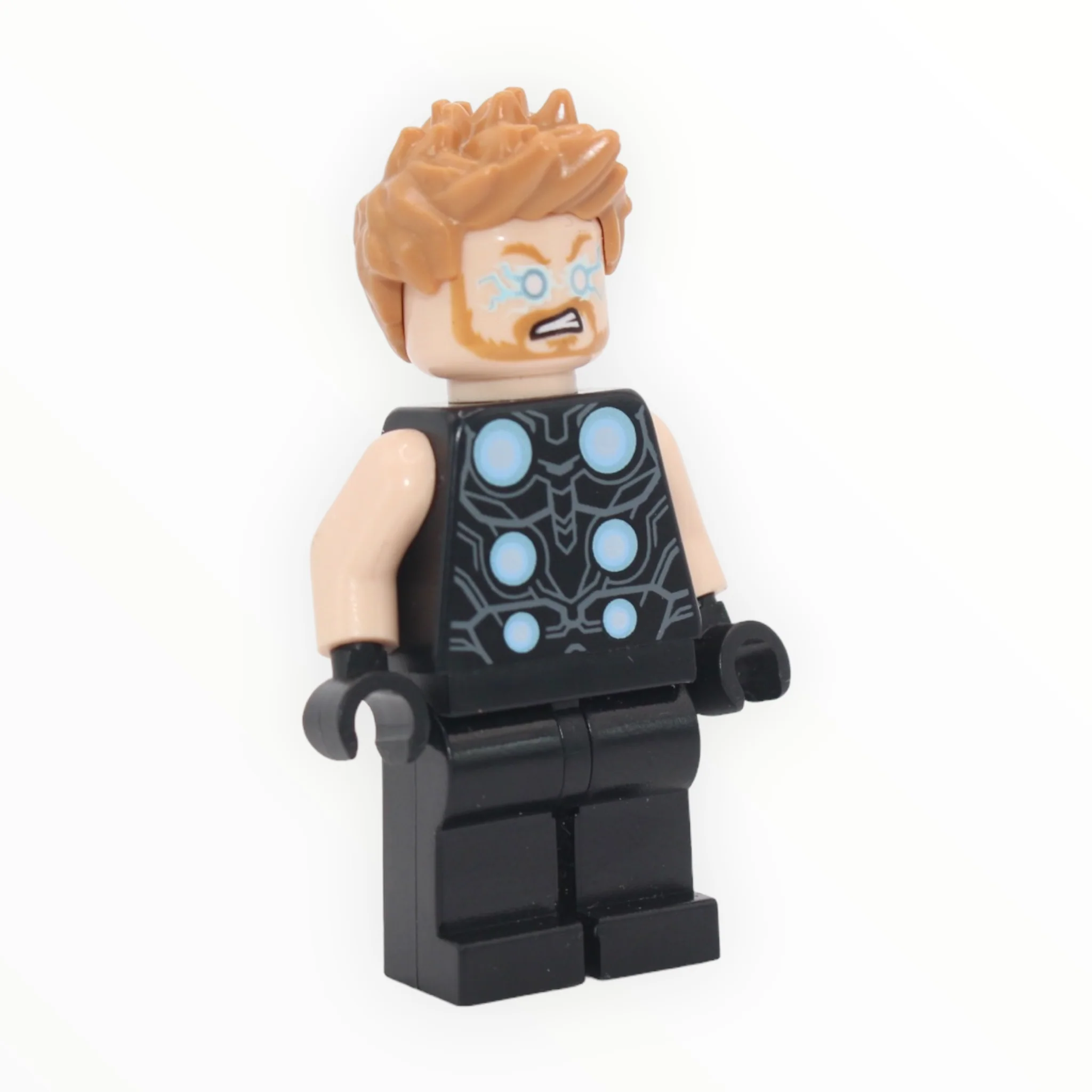 Thor (Infinity War, black torso, light nougat arms, 2018)