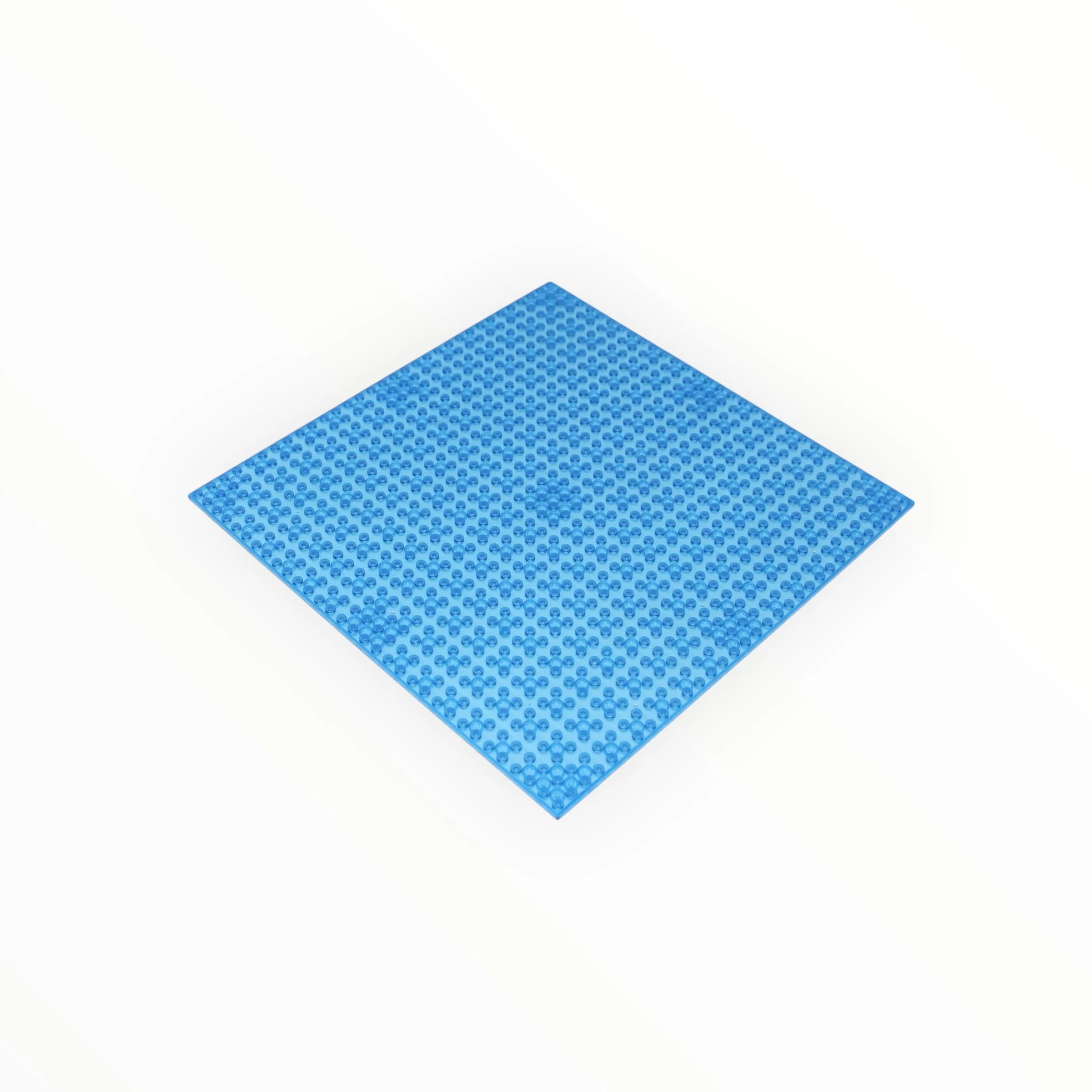 Transparent Blue LEGO® Compatible Baseplates 10x10