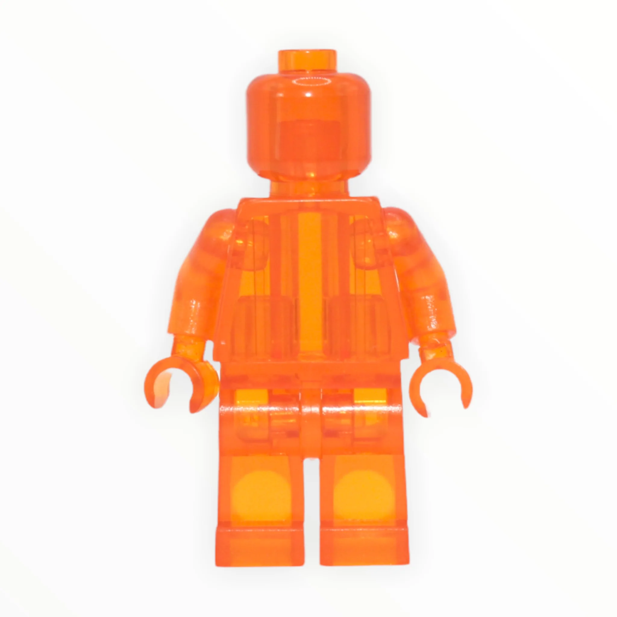 Transparent Orange Minifigure