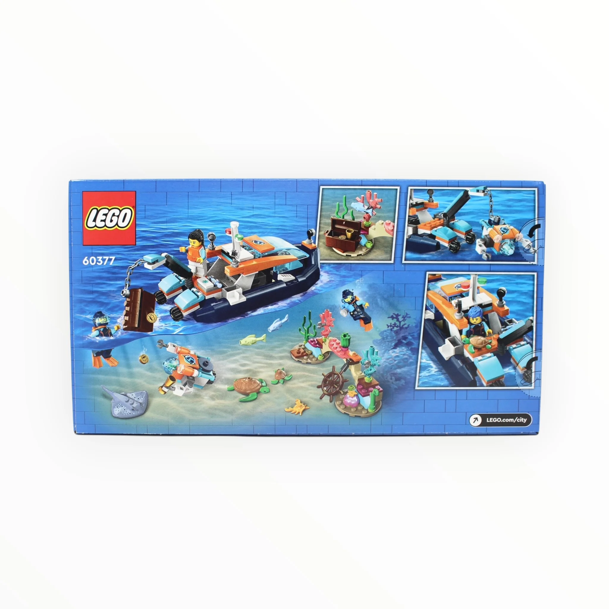 Retired Set 60377 City Explorer Diving Boat - Image 2