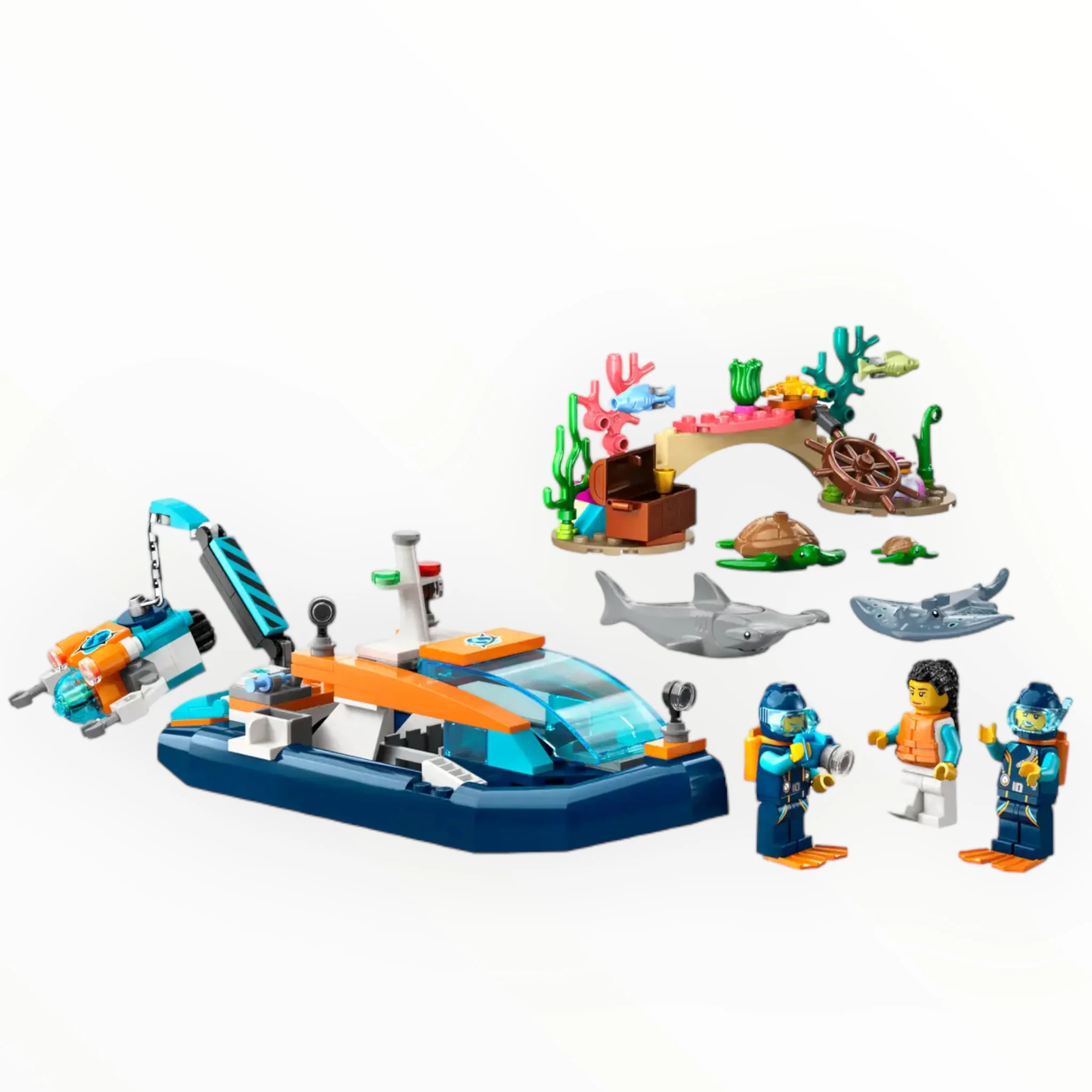 Retired Set 60377 City Explorer Diving Boat - Image 3