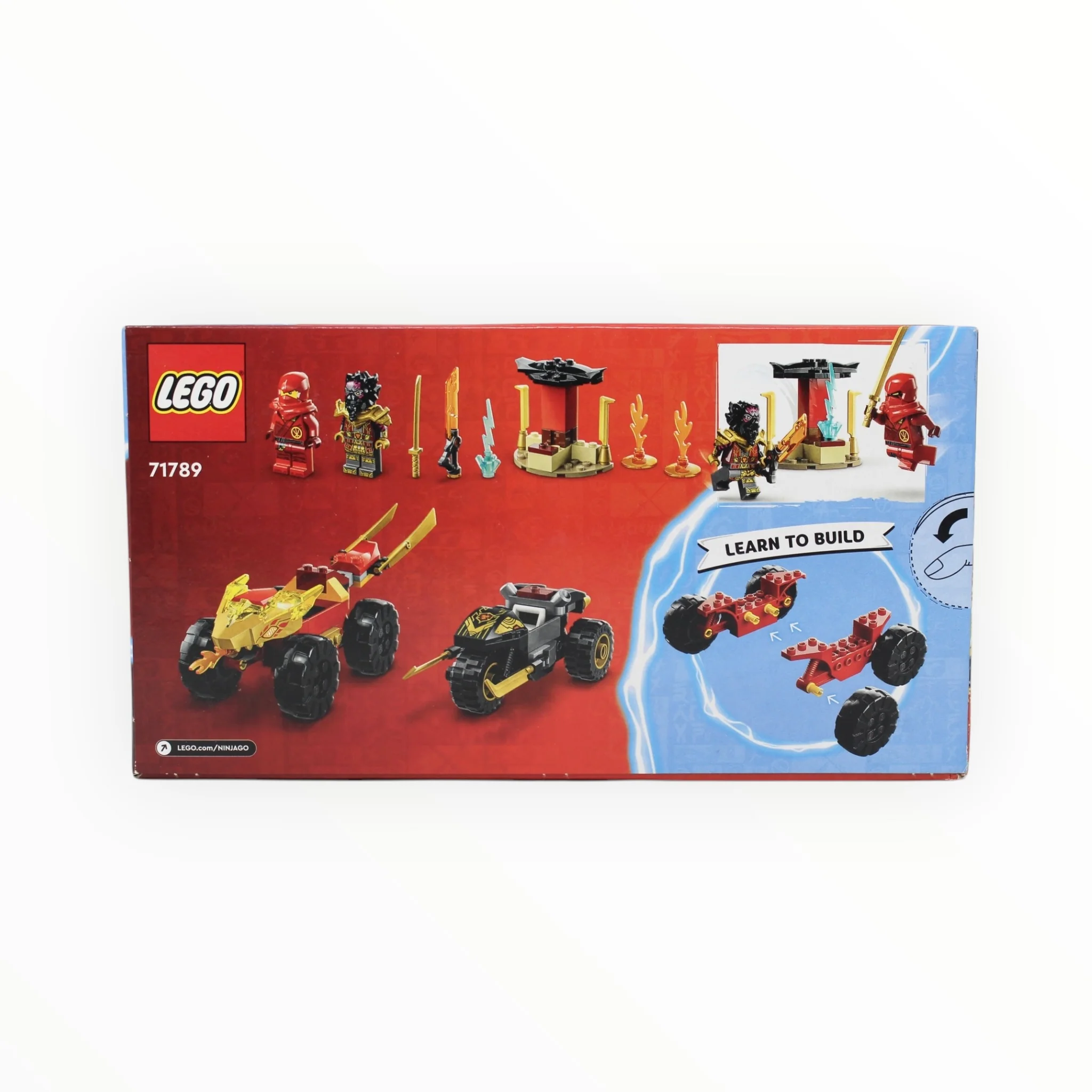 Retired Set 71789 Ninjago Kai and Ras’s Car and Bike Battle - Image 2