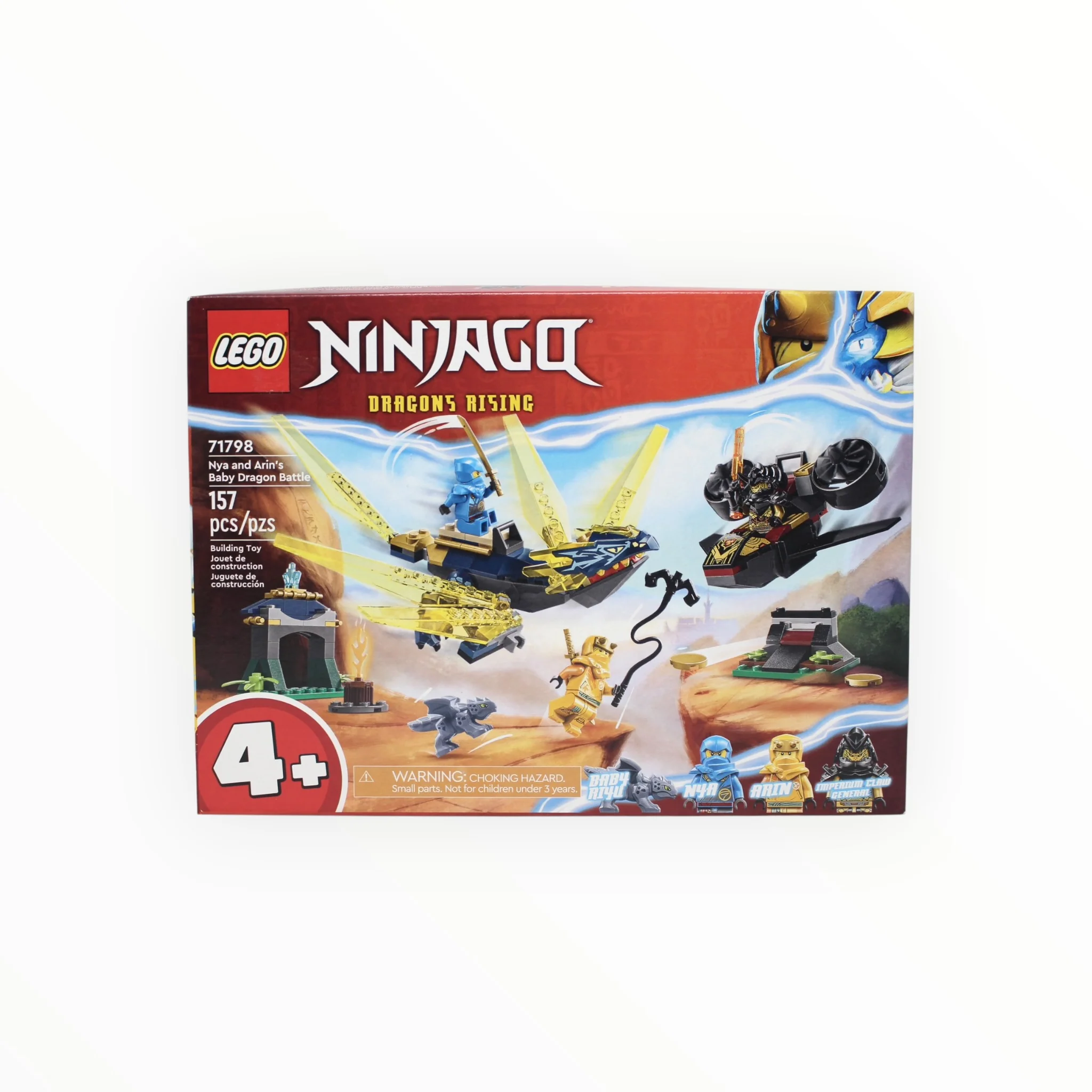 Retired Set 71798 Ninjago Nya and Arin’s Baby Dragon Battle