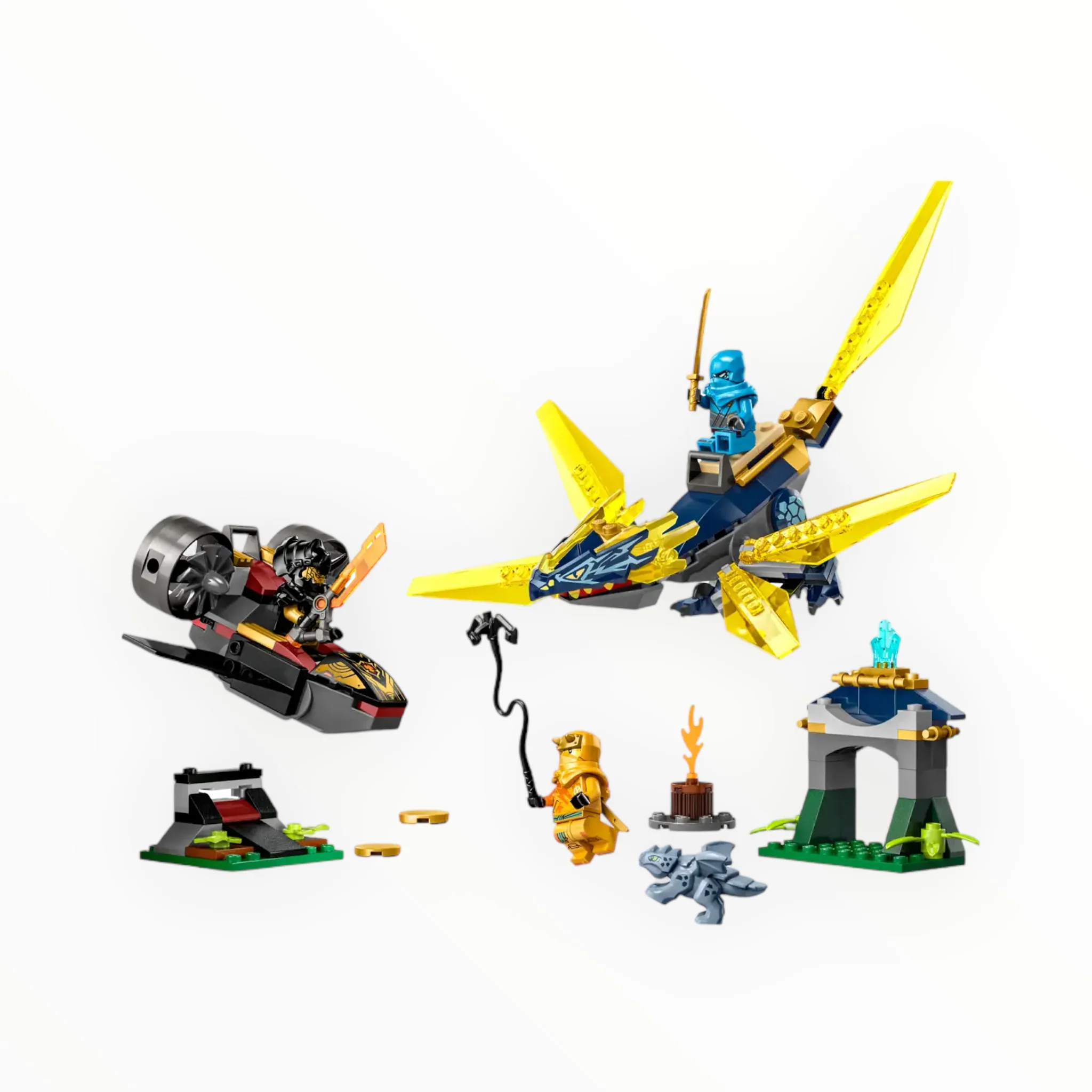 Retired Set 71798 Ninjago Nya and Arin’s Baby Dragon Battle - Image 3