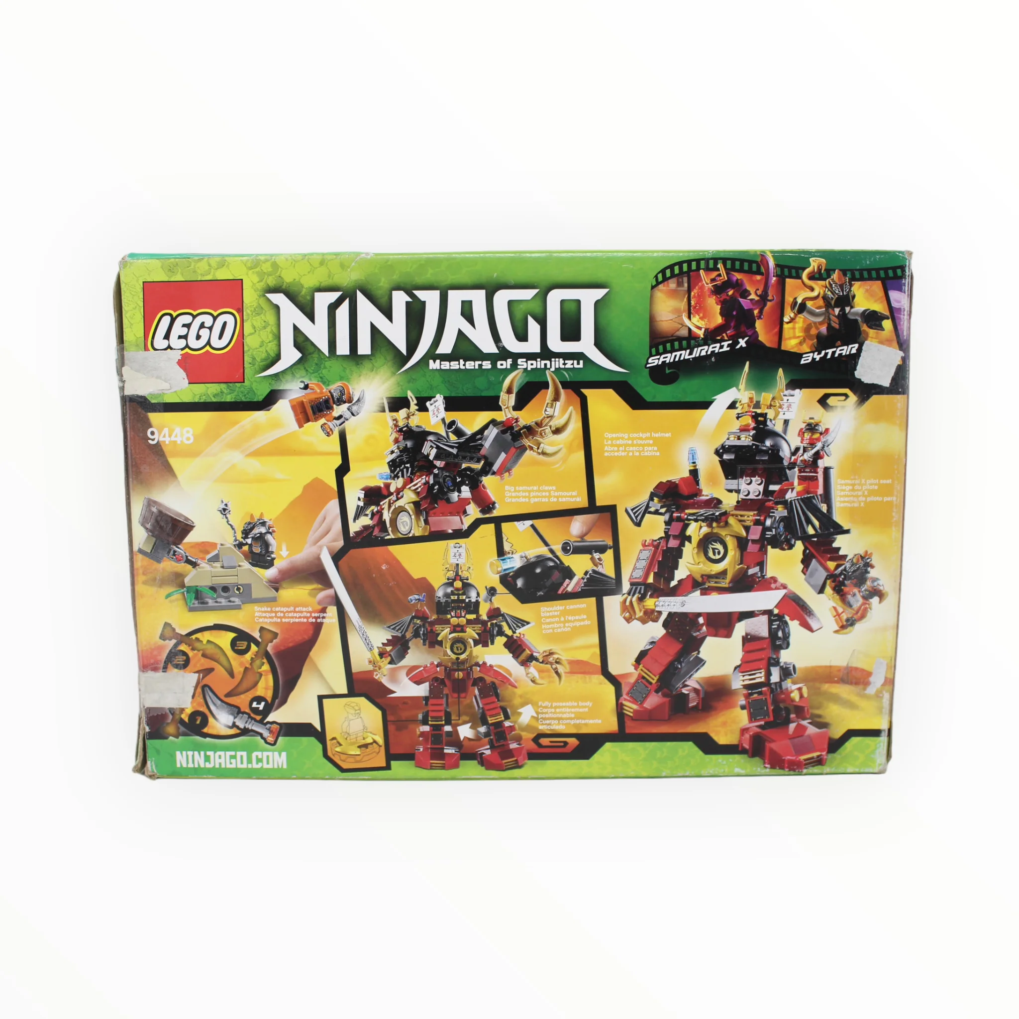 Certified Used Set 9448 Ninjago Samurai Mech (Bags 2 and 3 still sealed) - Image 2