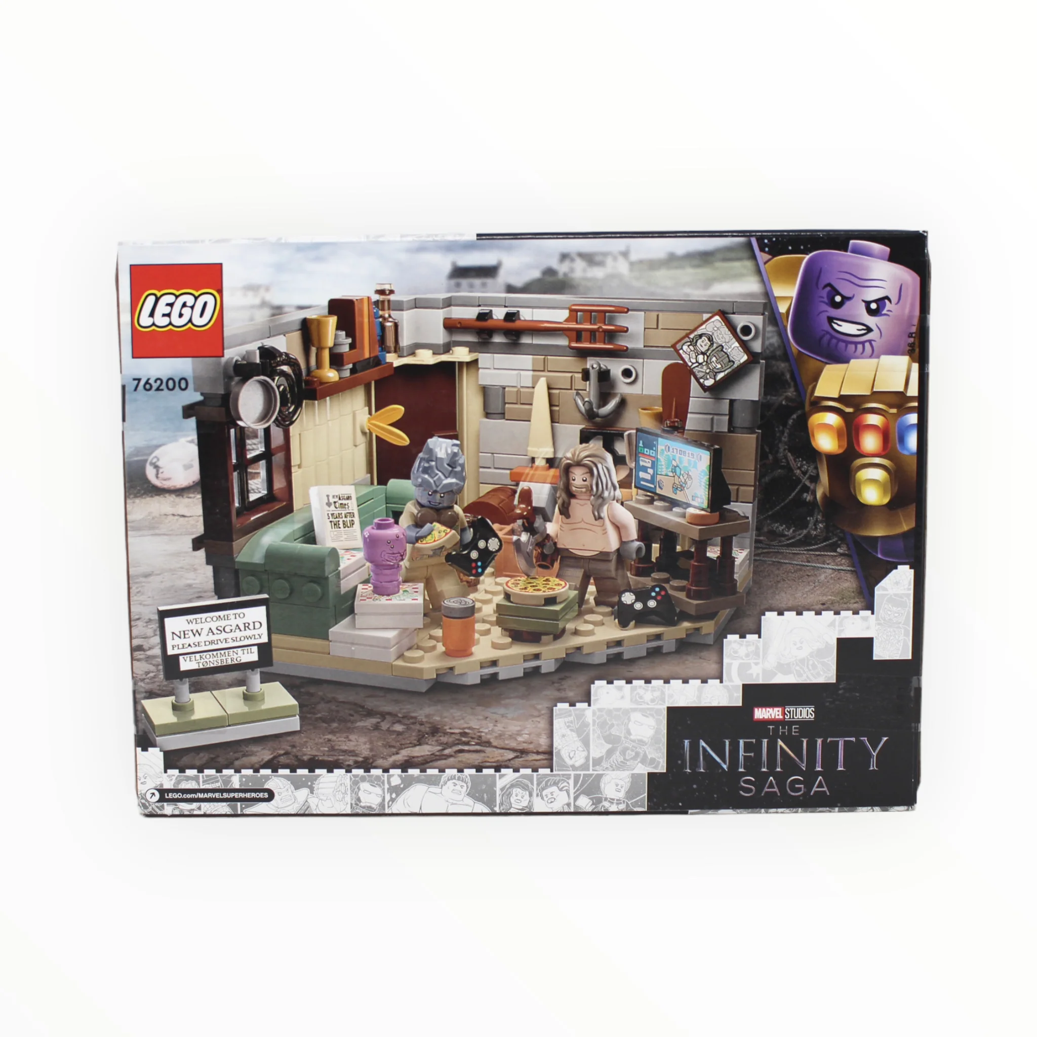 Retired Set 76200 Infinity Saga Bro Thor’s New Asgard - Image 2