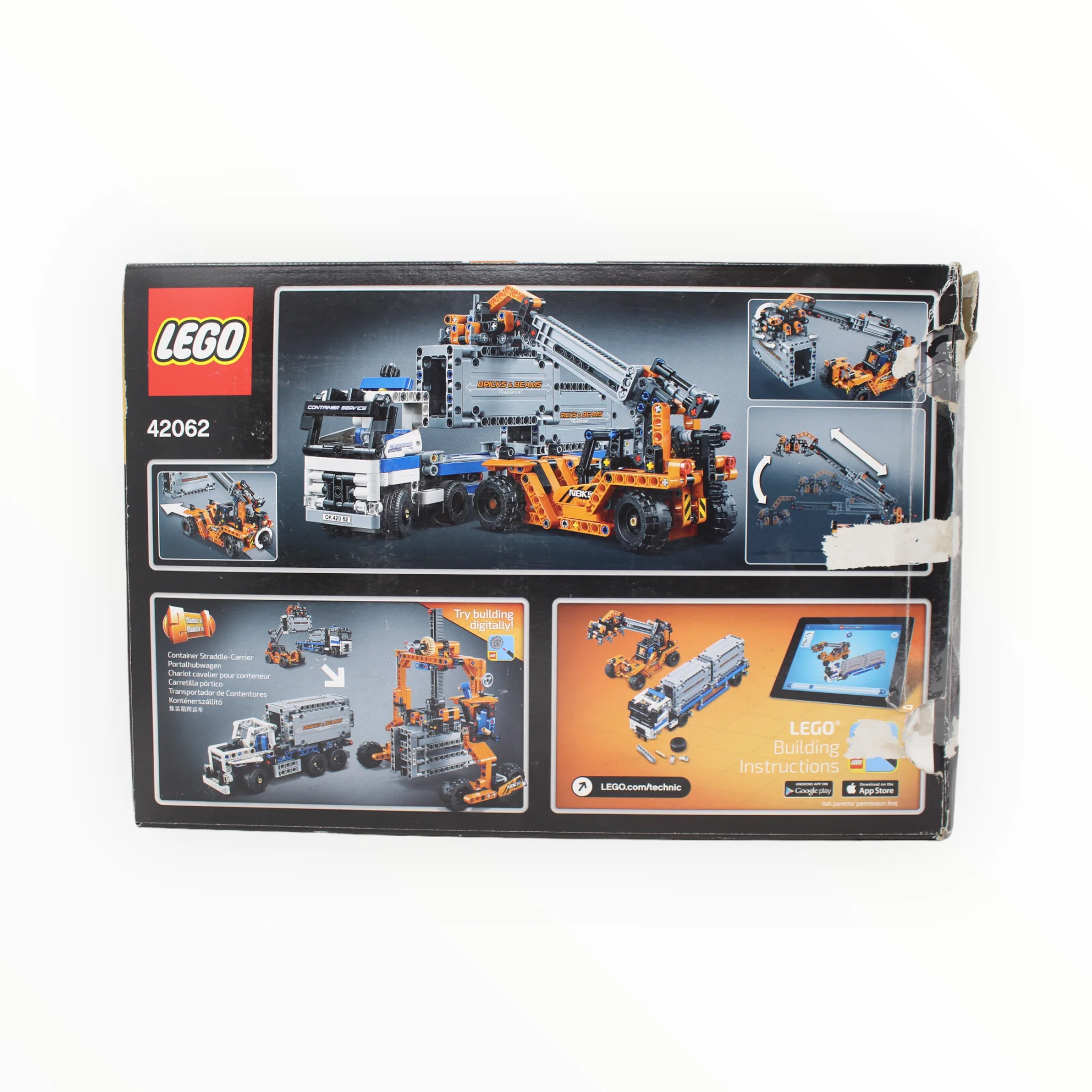 Certified Used Set 42062 Technic Container Yard (Bag 1 opened, Bags 2 + 3 sealed) - Image 2