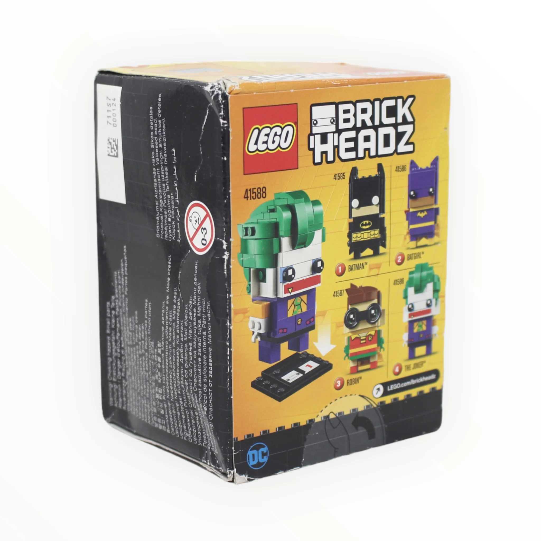 Retired Set 41588 The LEGO Batman Movie BrickHeadz The Joker (damaged box) - Image 2