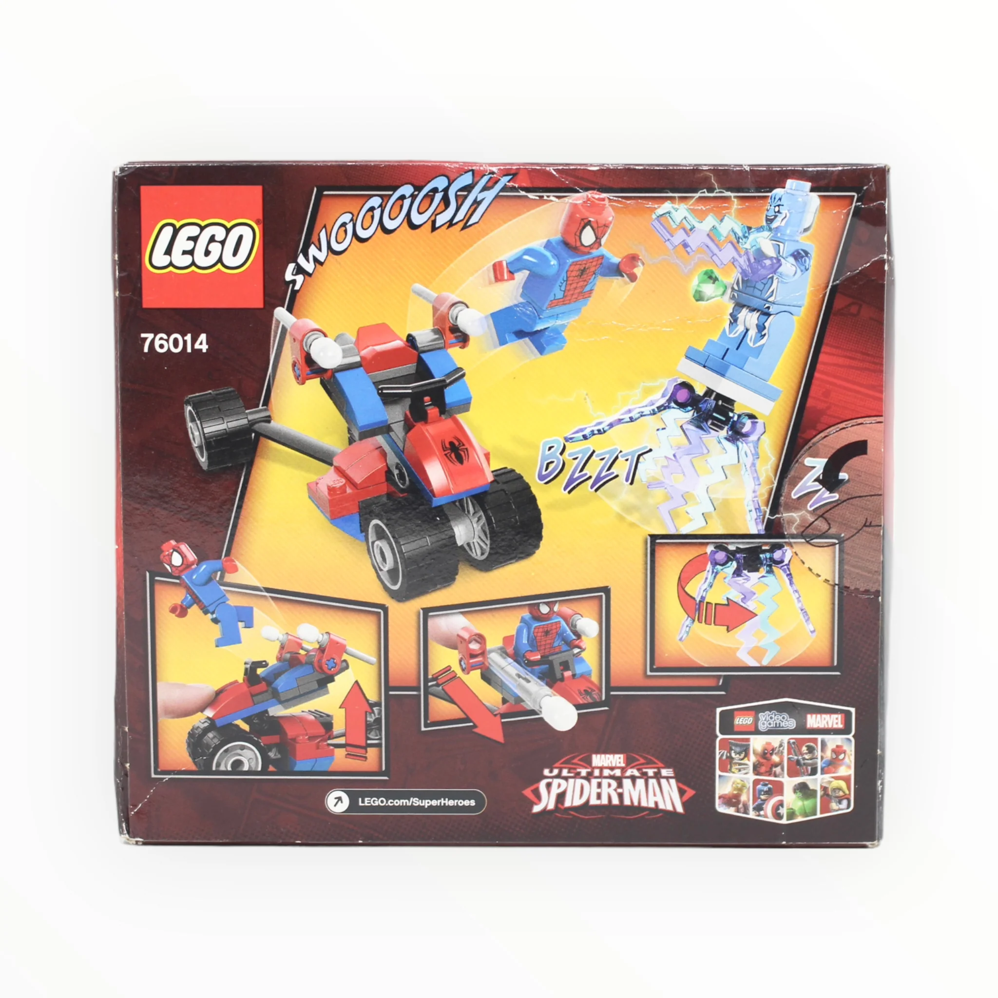 Retired Set 76014 Marvel Super Heroes Spider-Trike vs. Electro (damaged box) - Image 2