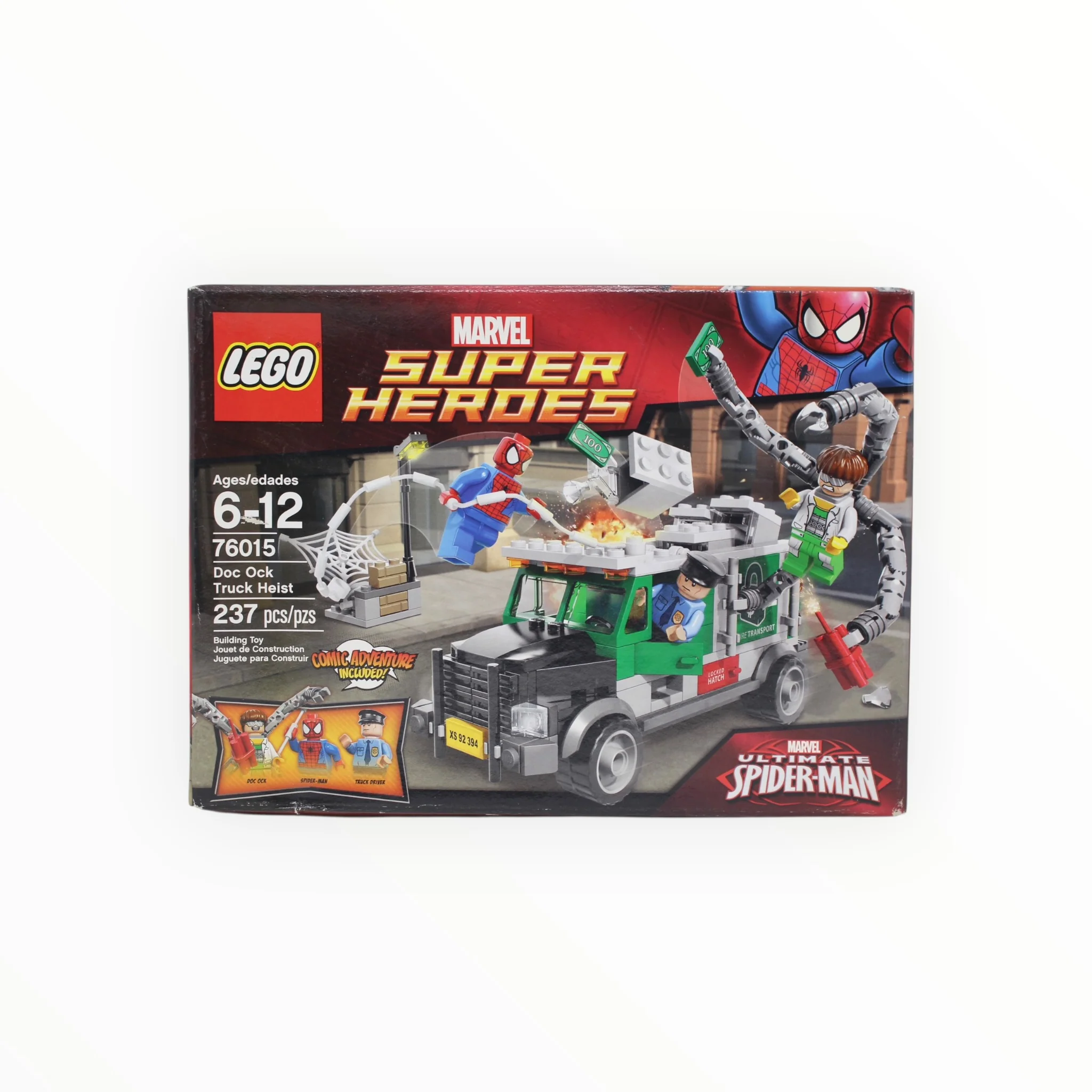 Retired Set 76015 Marvel Super Heroes Doc Ock Truck Heist (damaged box)