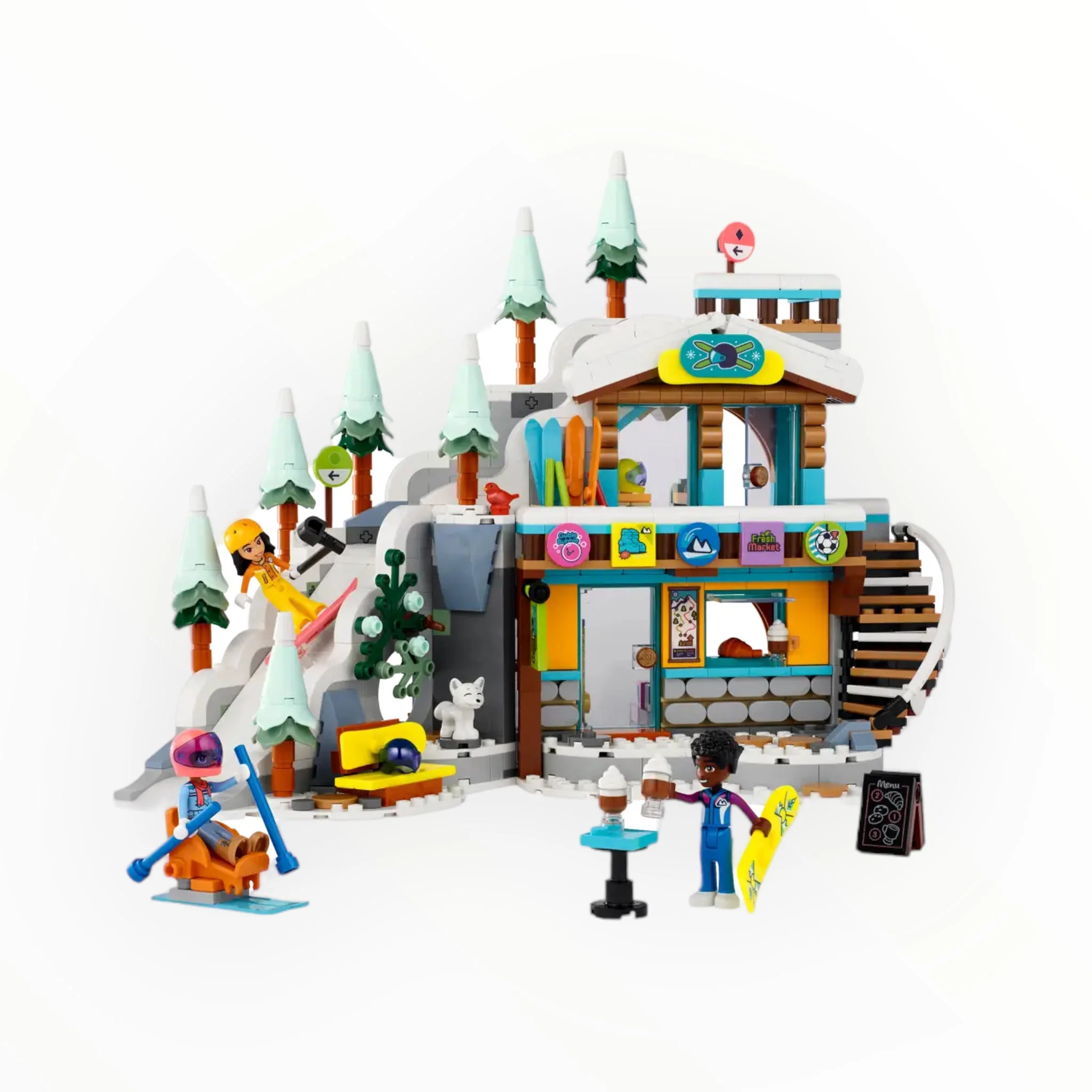Retired Set 41756 Friends Holiday Ski Slope and Café - Image 3