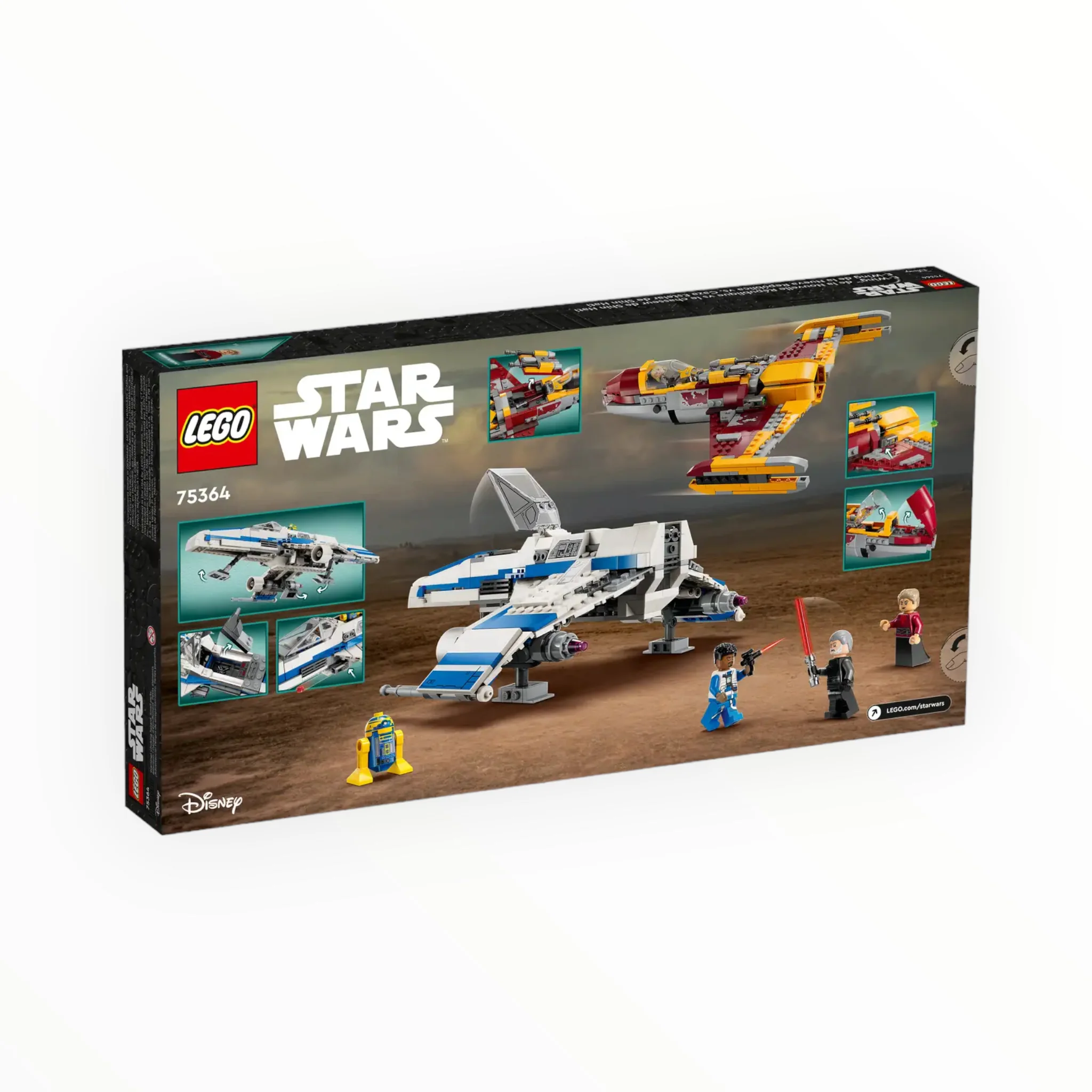 75364 Star Wars New Republic E-Wing vs. Shin Hati’s Starfighter - Image 3