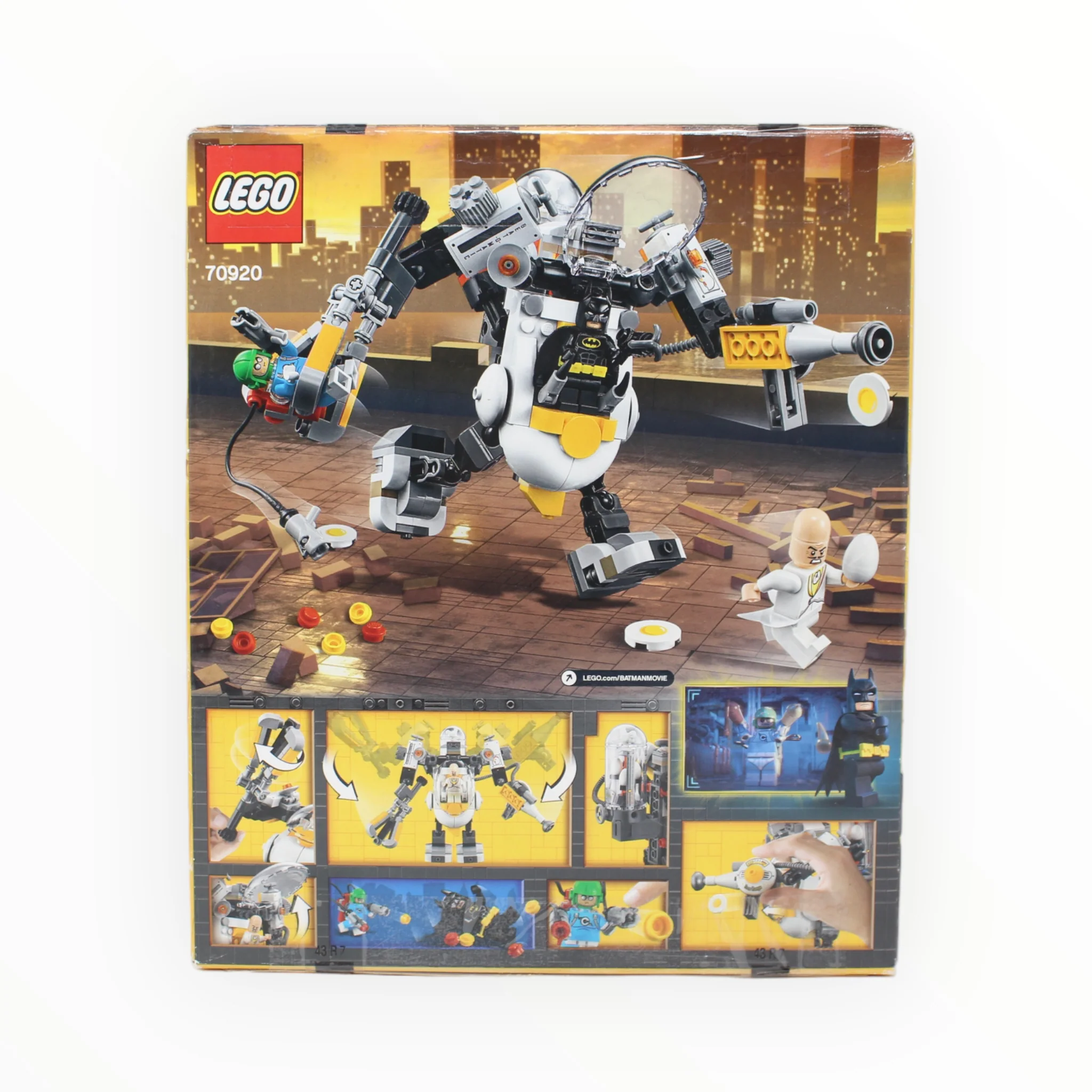 Certified Used Set 70920 The LEGO Batman Movie Egghead Mech Food Fight - Image 2