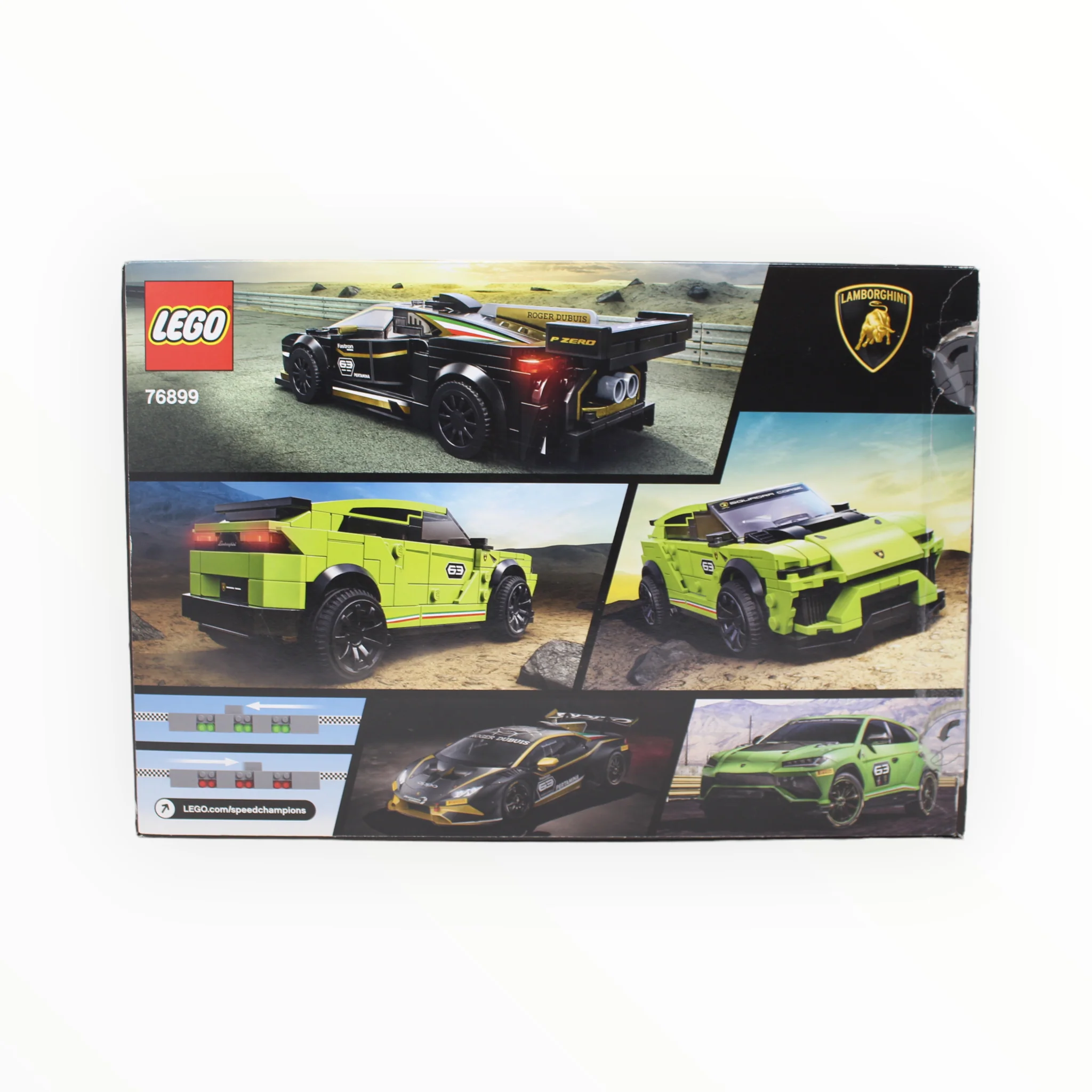 Certified Used Set 76899 Speed Champions Lamborghini Urus ST-X & Lamborghini Huracán Super Trofeo EVO - Image 2