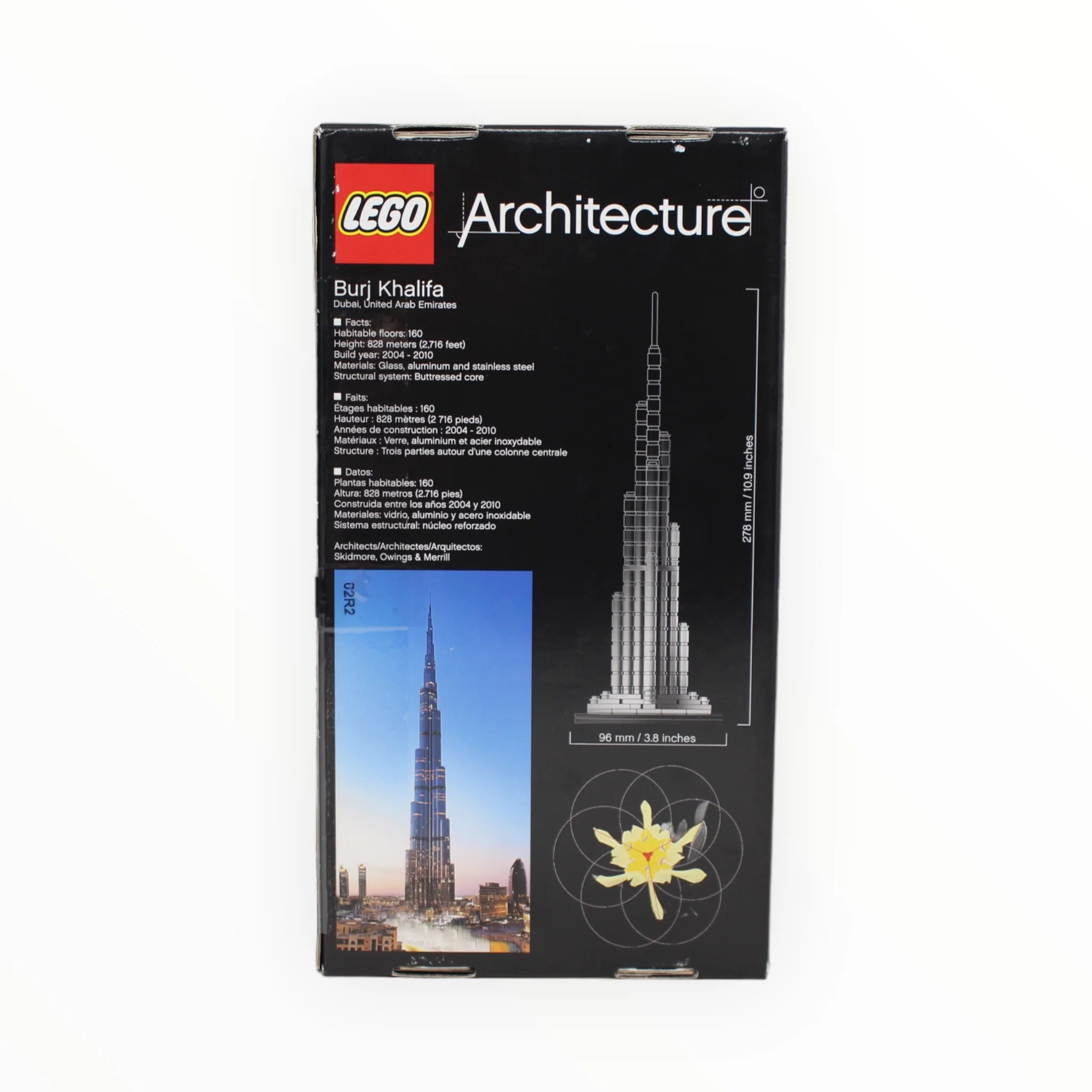 Certified Used Set 21008 Architecture Burj Khalifa - Image 2